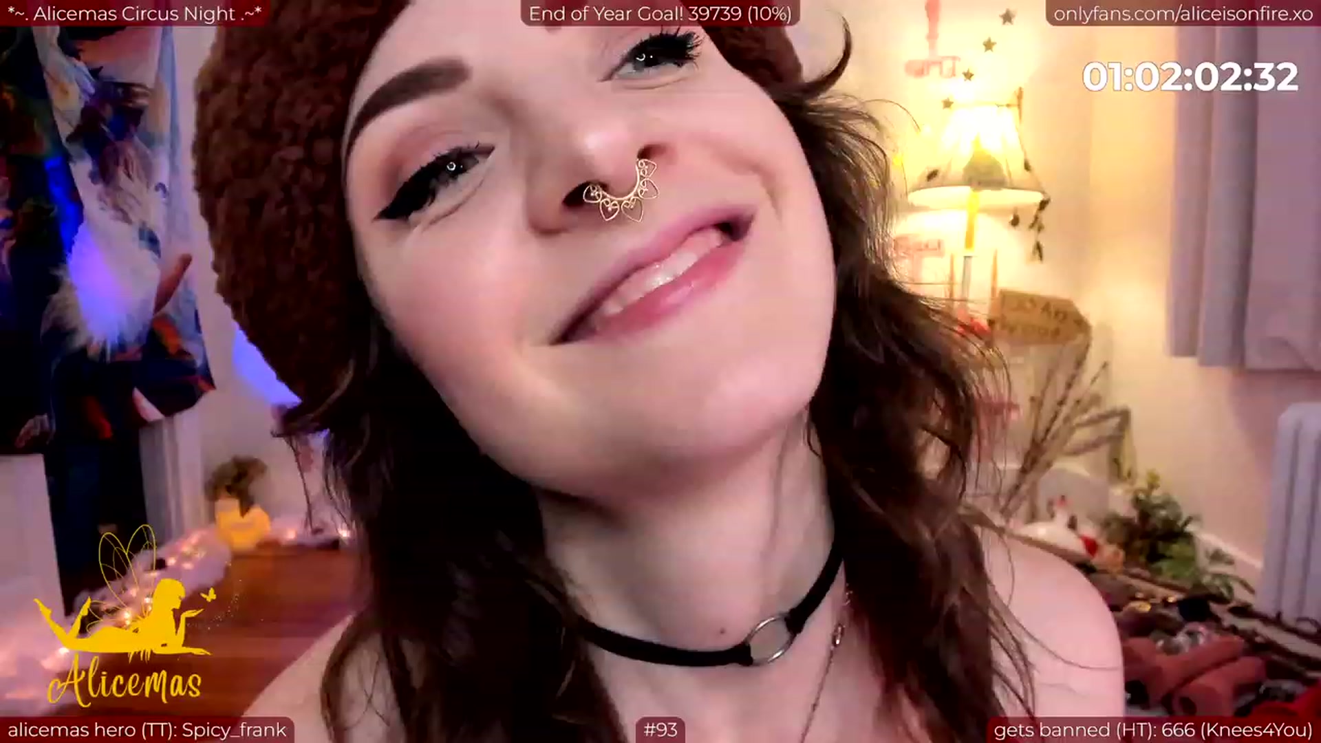 Gallery image thumbnail from aliceisonfire's myfreecams stream on, 12/31/2023, 06:28 image 11 of 20