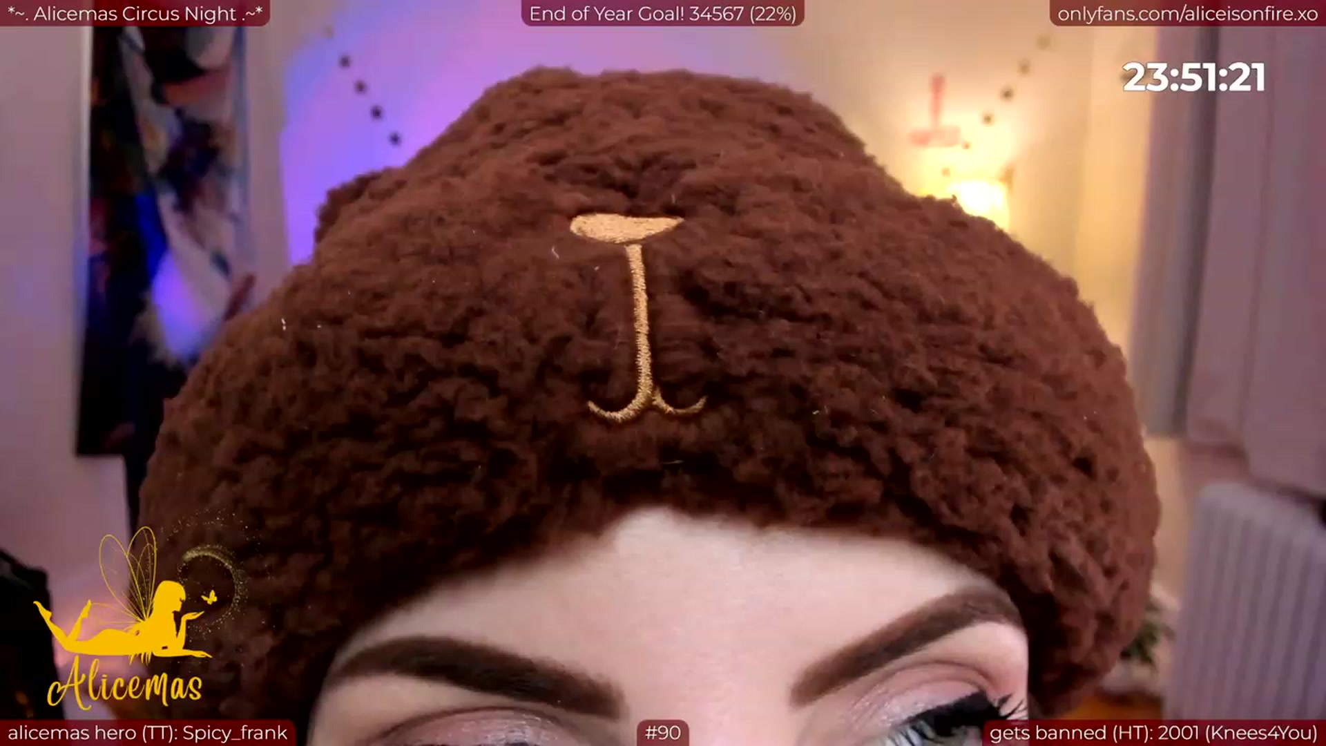Gallery image thumbnail from aliceisonfire's myfreecams stream on, 12/31/2023, 08:58 image 7 of 20