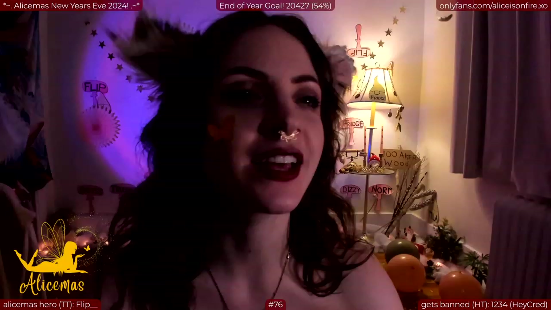 Gallery image thumbnail from aliceisonfire's myfreecams stream on, 01/01/2024, 11:32 image 9 of 20