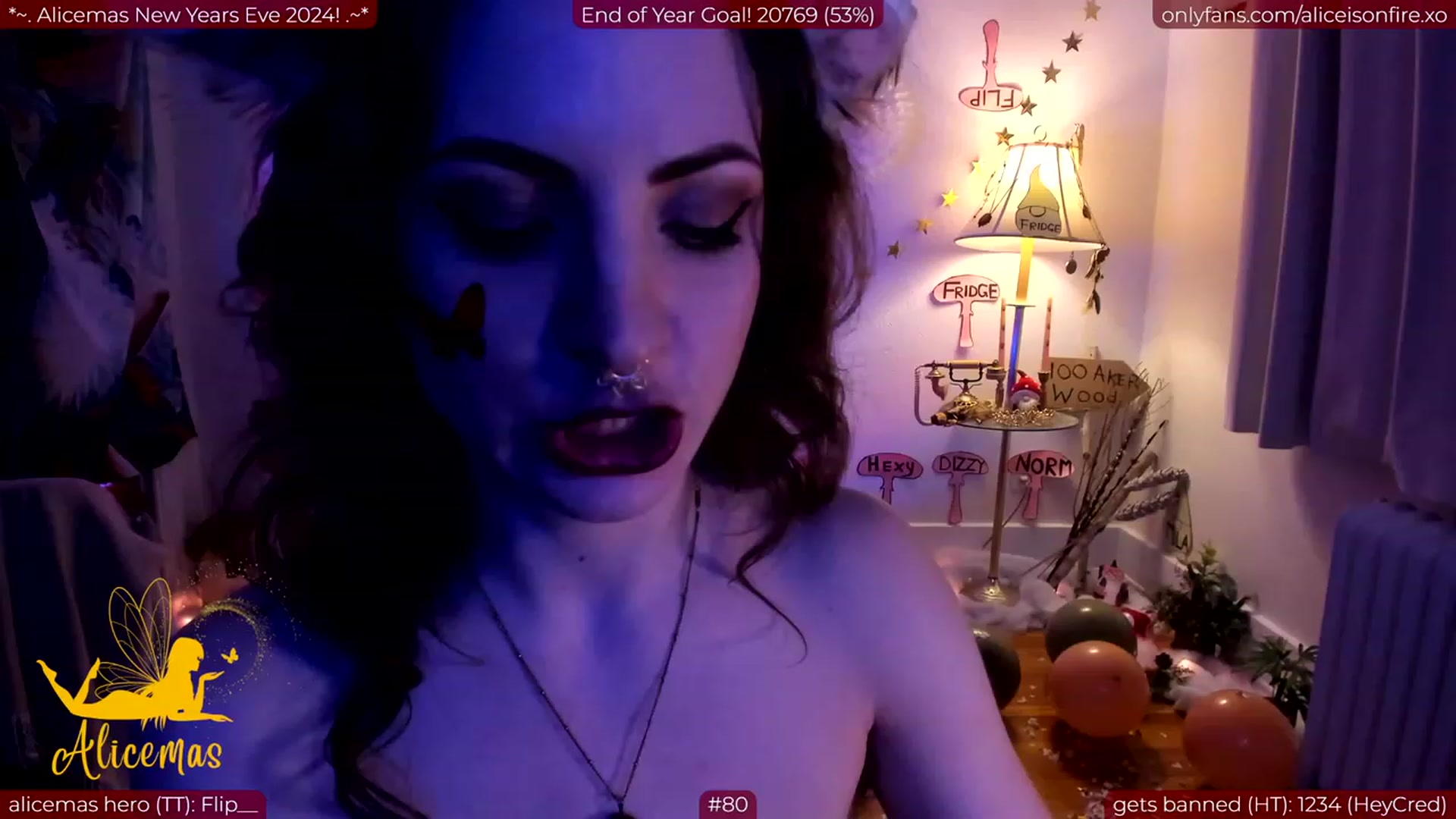 Gallery image thumbnail from aliceisonfire's myfreecams stream on, 01/01/2024, 11:32 image 5 of 20