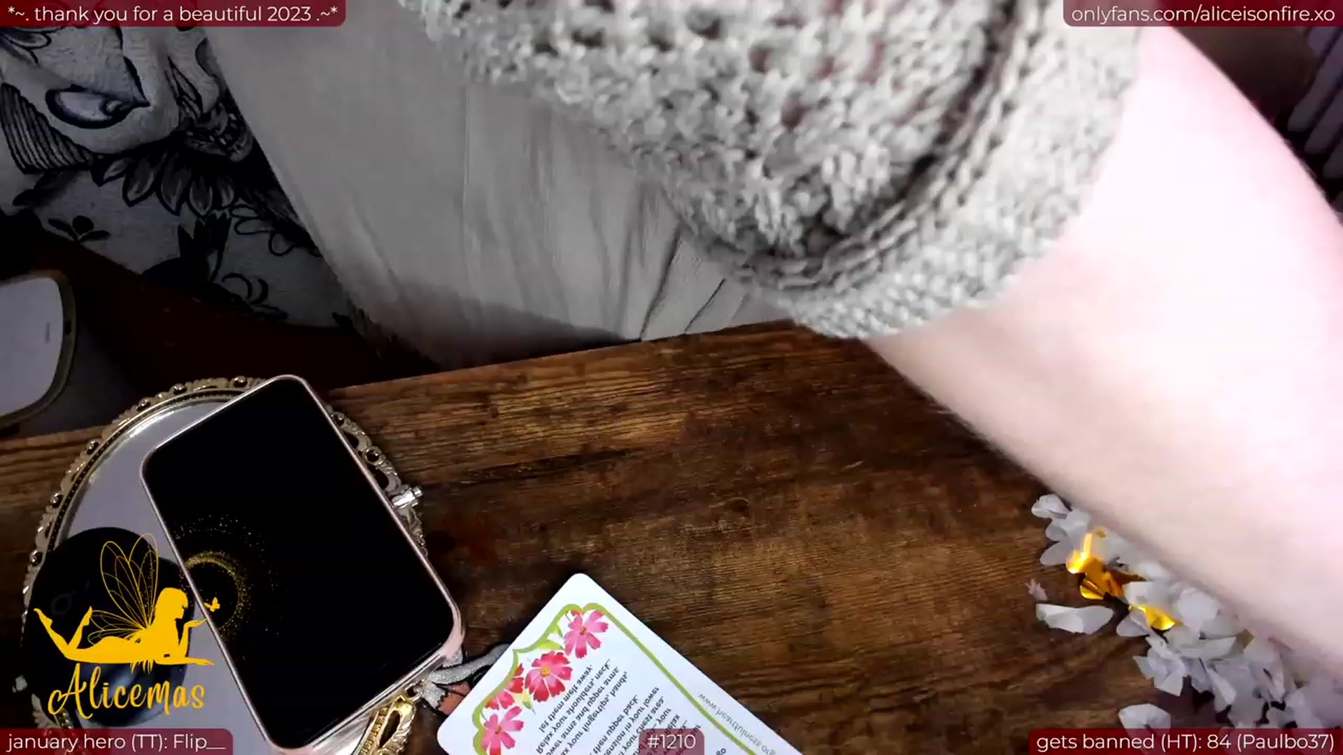 Gallery image thumbnail from aliceisonfire's myfreecams stream on, 01/04/2024, 06:00 image 3 of 20