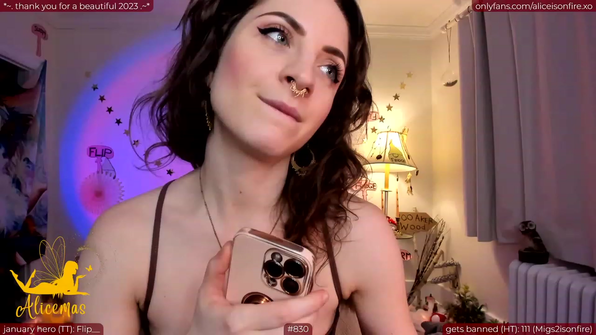 Gallery image thumbnail from aliceisonfire's myfreecams stream on, 01/05/2024, 06:24 image 12 of 20