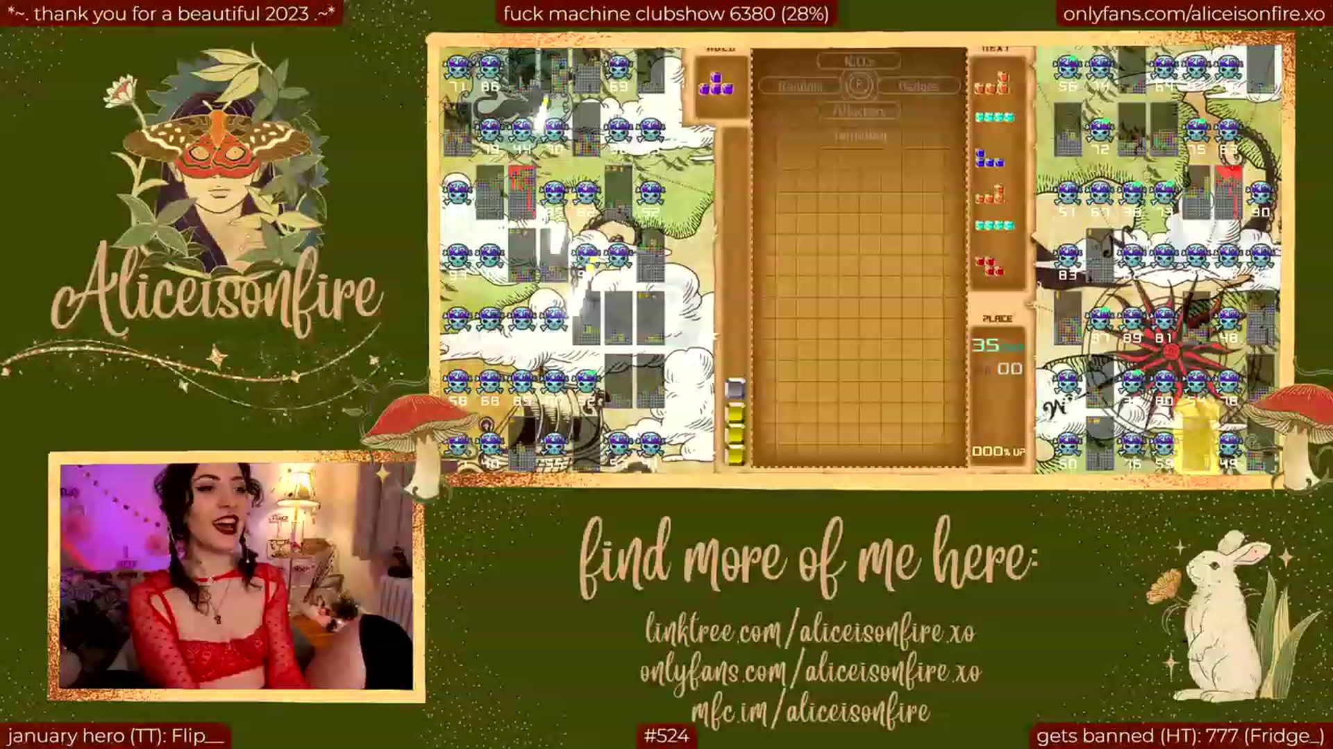 Gallery image thumbnail from aliceisonfire's myfreecams stream on, 01/06/2024, 09:49 image 5 of 20