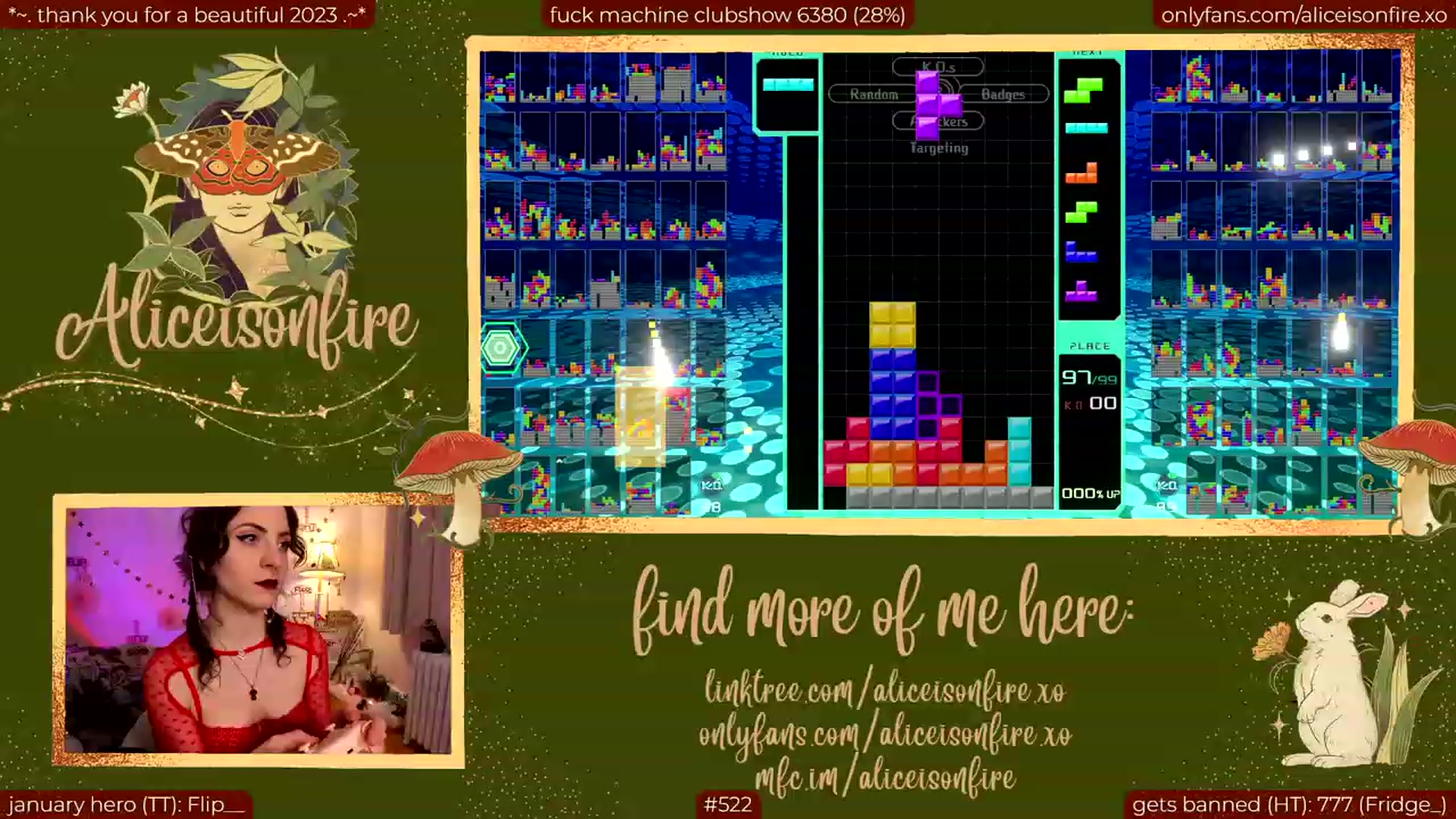 Gallery image thumbnail from aliceisonfire's myfreecams stream on, 01/06/2024, 09:49 image 3 of 20