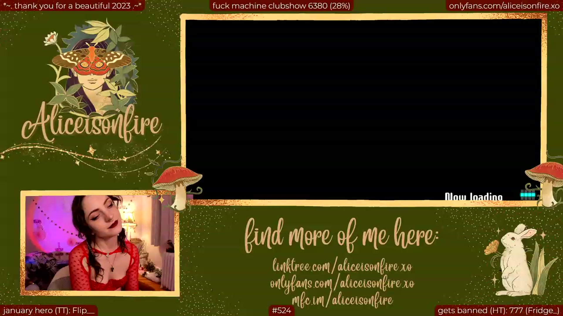 Gallery image thumbnail from aliceisonfire's myfreecams stream on, 01/06/2024, 09:49 image 10 of 20