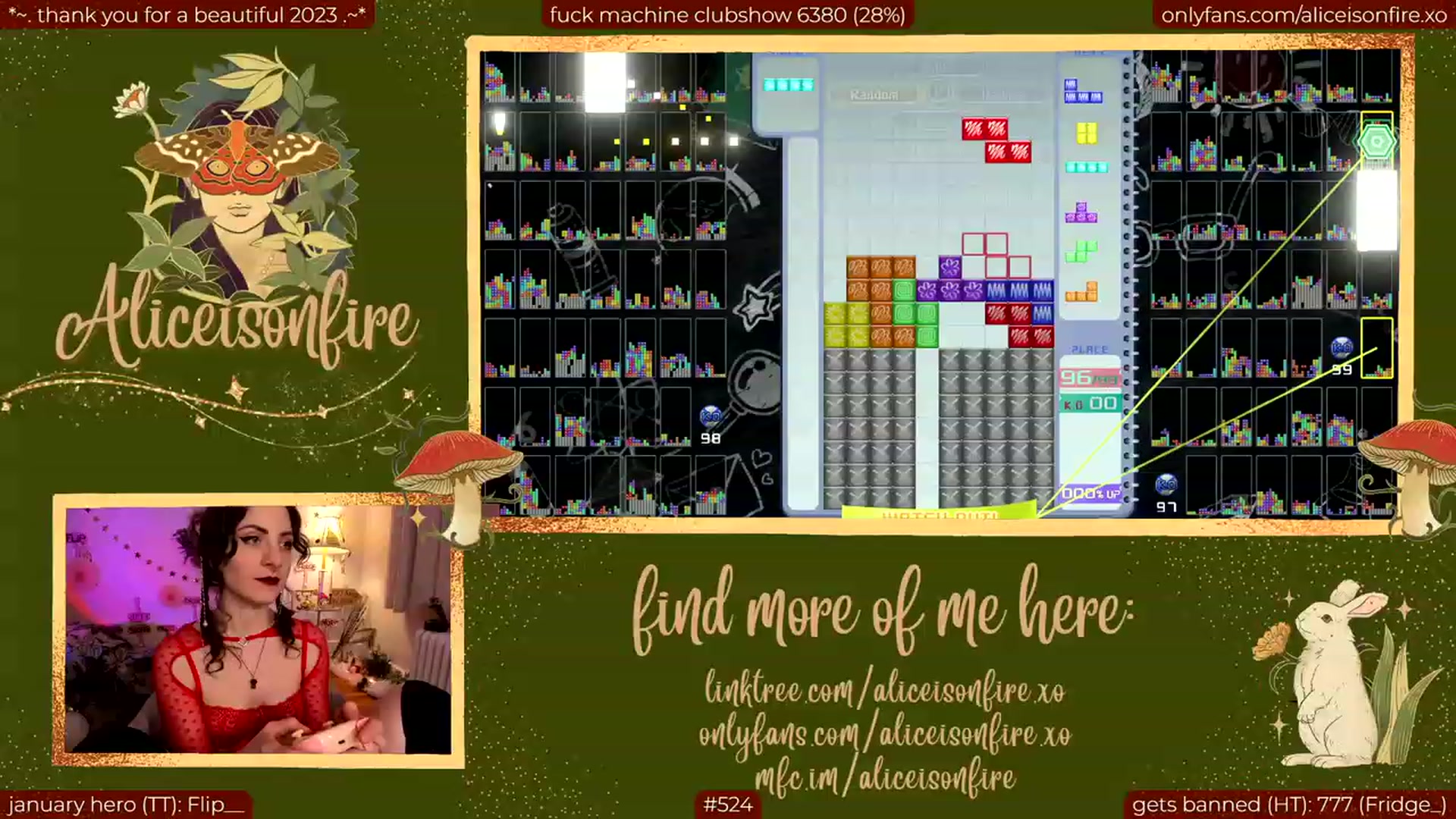 Gallery image thumbnail from aliceisonfire's myfreecams stream on, 01/06/2024, 09:49 image 6 of 20