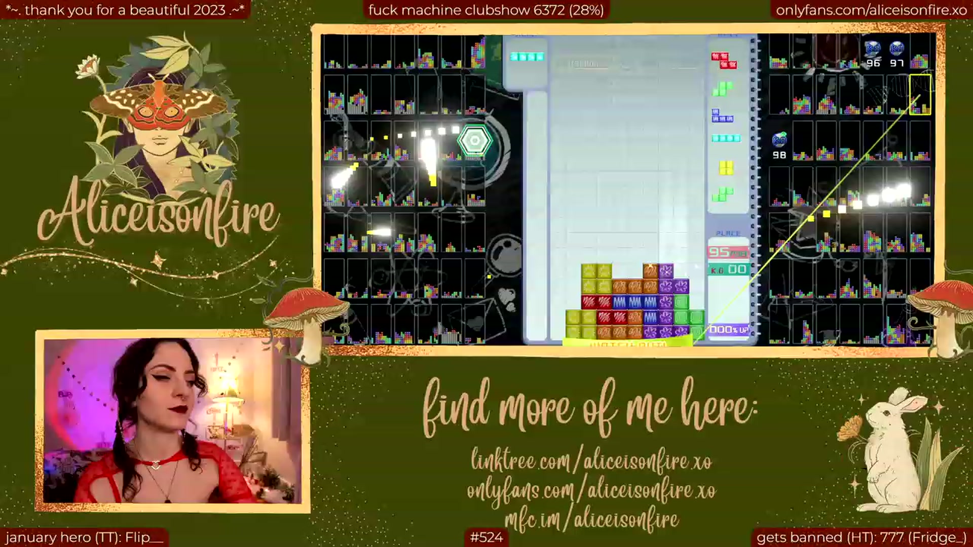 Gallery image thumbnail from aliceisonfire's myfreecams stream on, 01/06/2024, 09:49 image 15 of 20