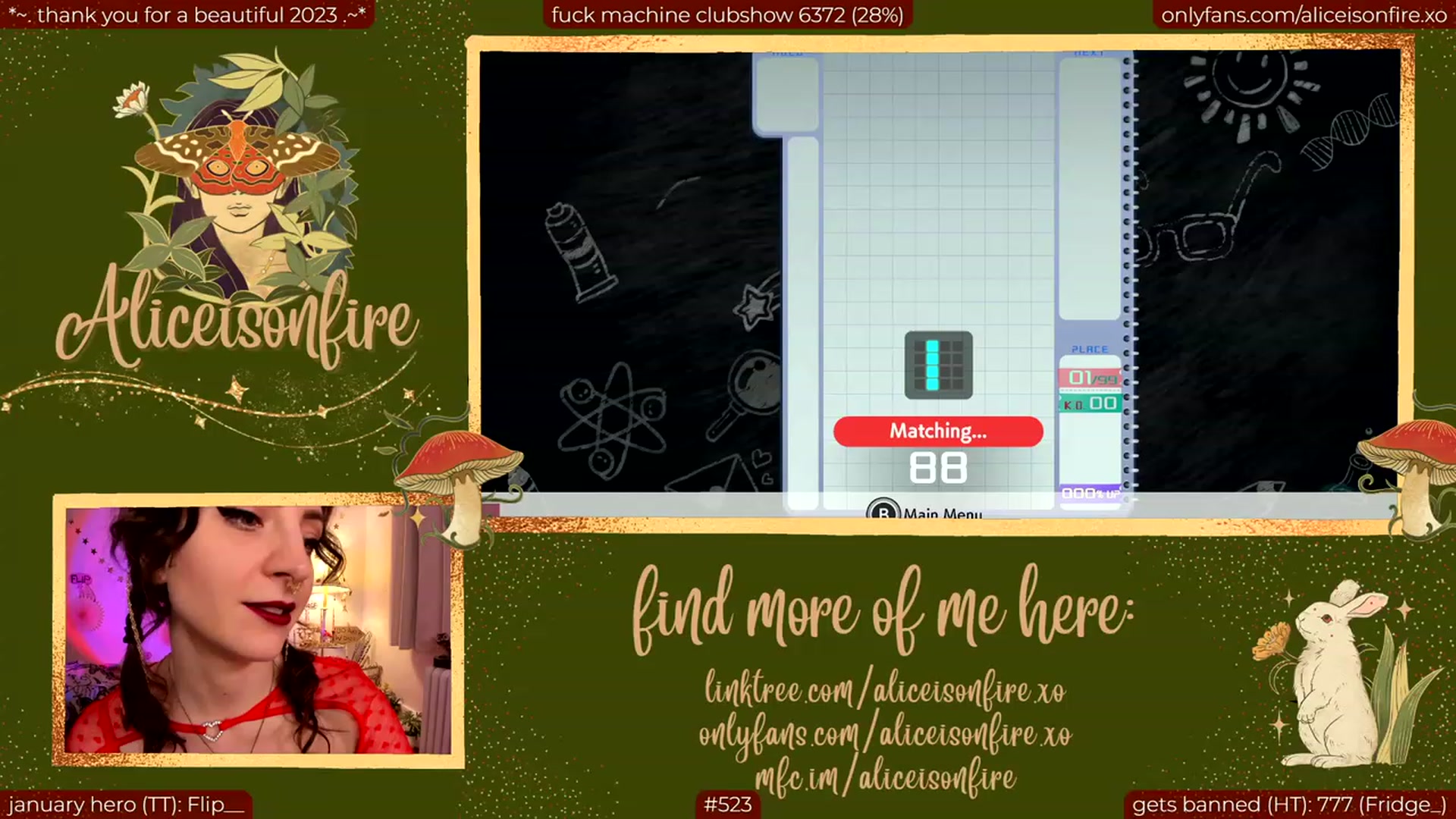 Gallery image thumbnail from aliceisonfire's myfreecams stream on, 01/06/2024, 09:49 image 12 of 20
