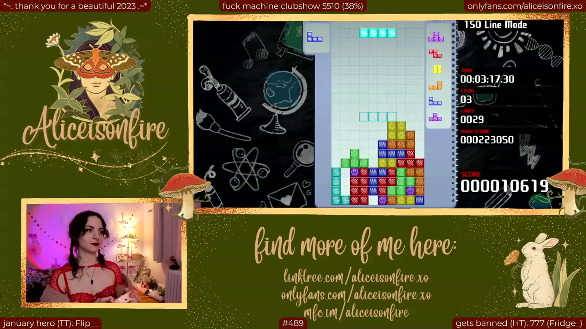 Gallery image thumbnail from aliceisonfire's myfreecams stream on, 01/06/2024, 11:10 image 10 of 20