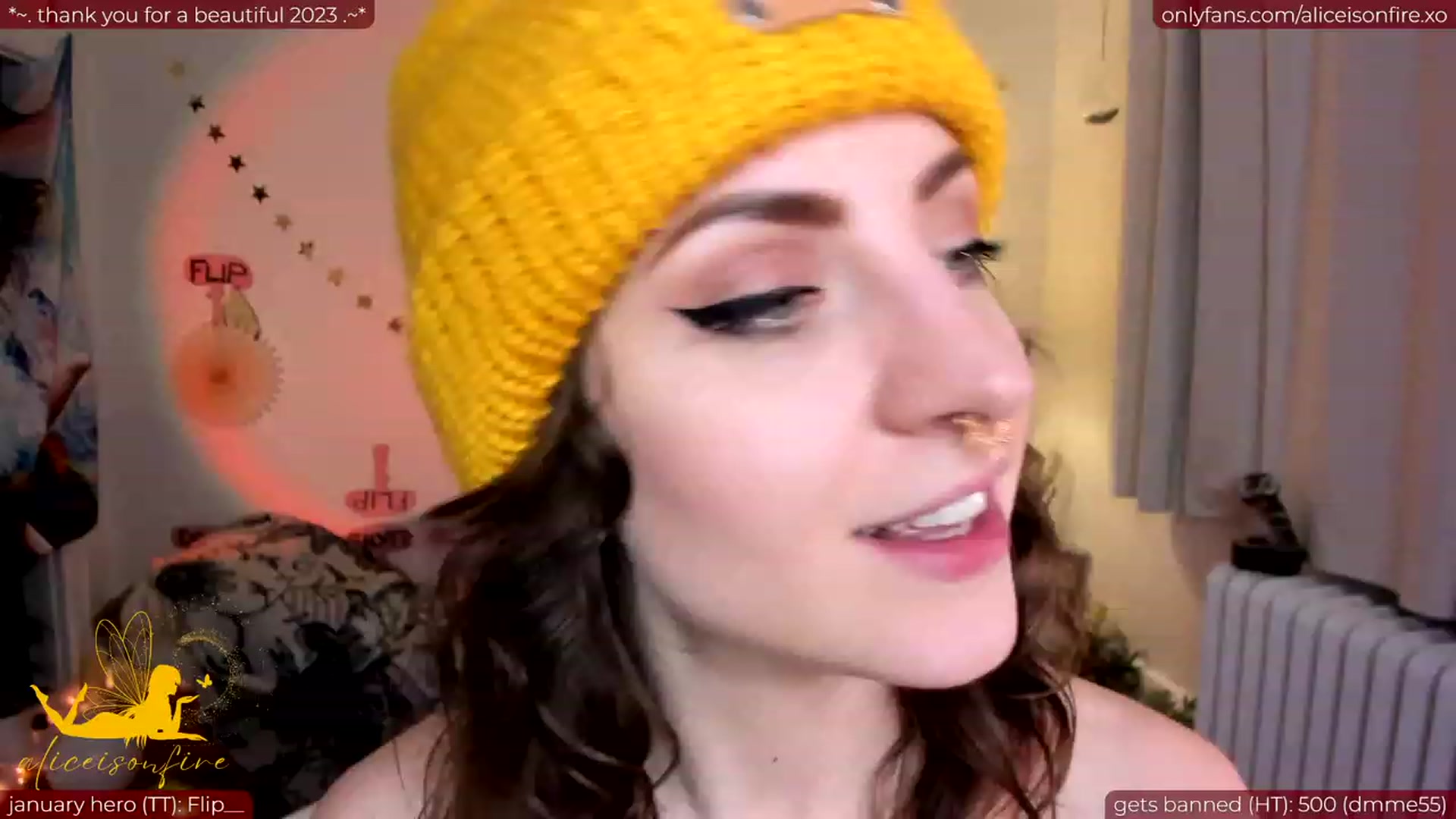 Gallery image thumbnail from aliceisonfire's myfreecams stream on, 01/08/2024, 09:13 image 6 of 20