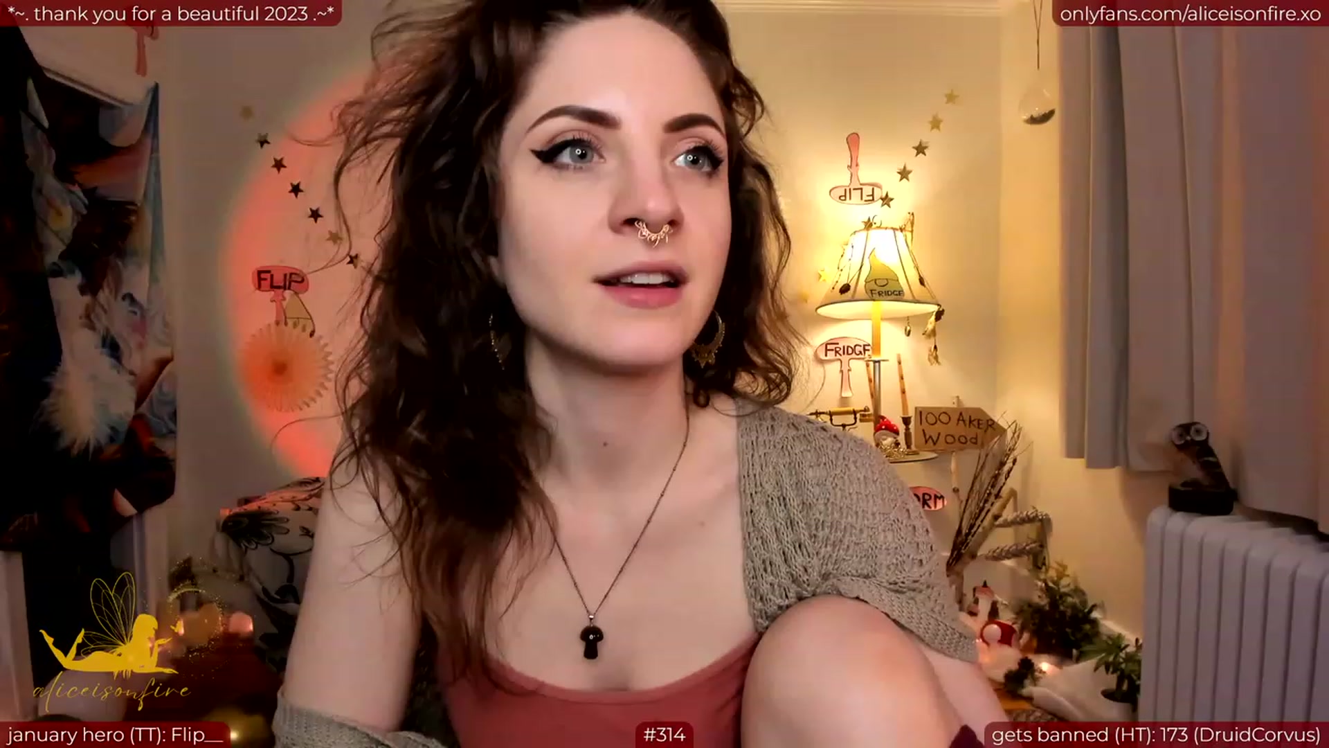 Gallery image thumbnail from aliceisonfire's myfreecams stream on, 01/09/2024, 10:23 image 13 of 20