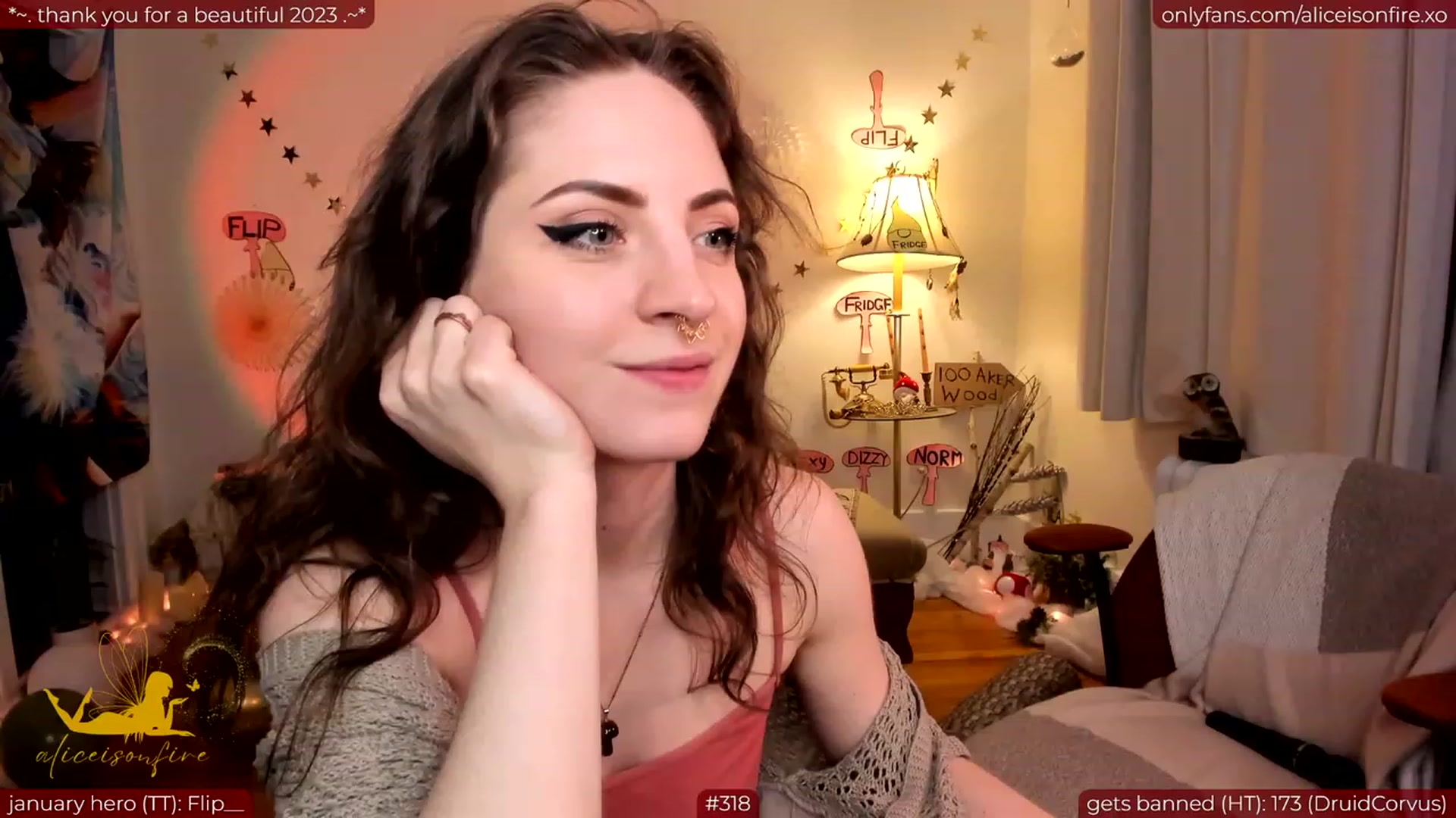Gallery image thumbnail from aliceisonfire's myfreecams stream on, 01/09/2024, 10:23 image 7 of 20