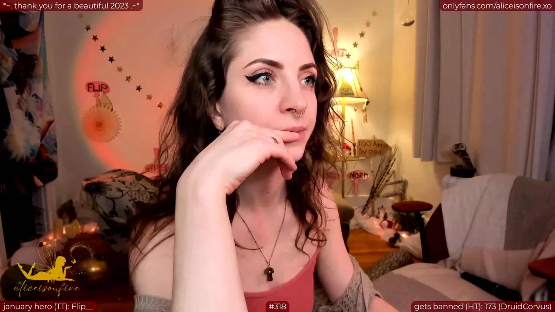 Gallery image thumbnail from aliceisonfire's myfreecams stream on, 01/09/2024, 10:23 image 6 of 20