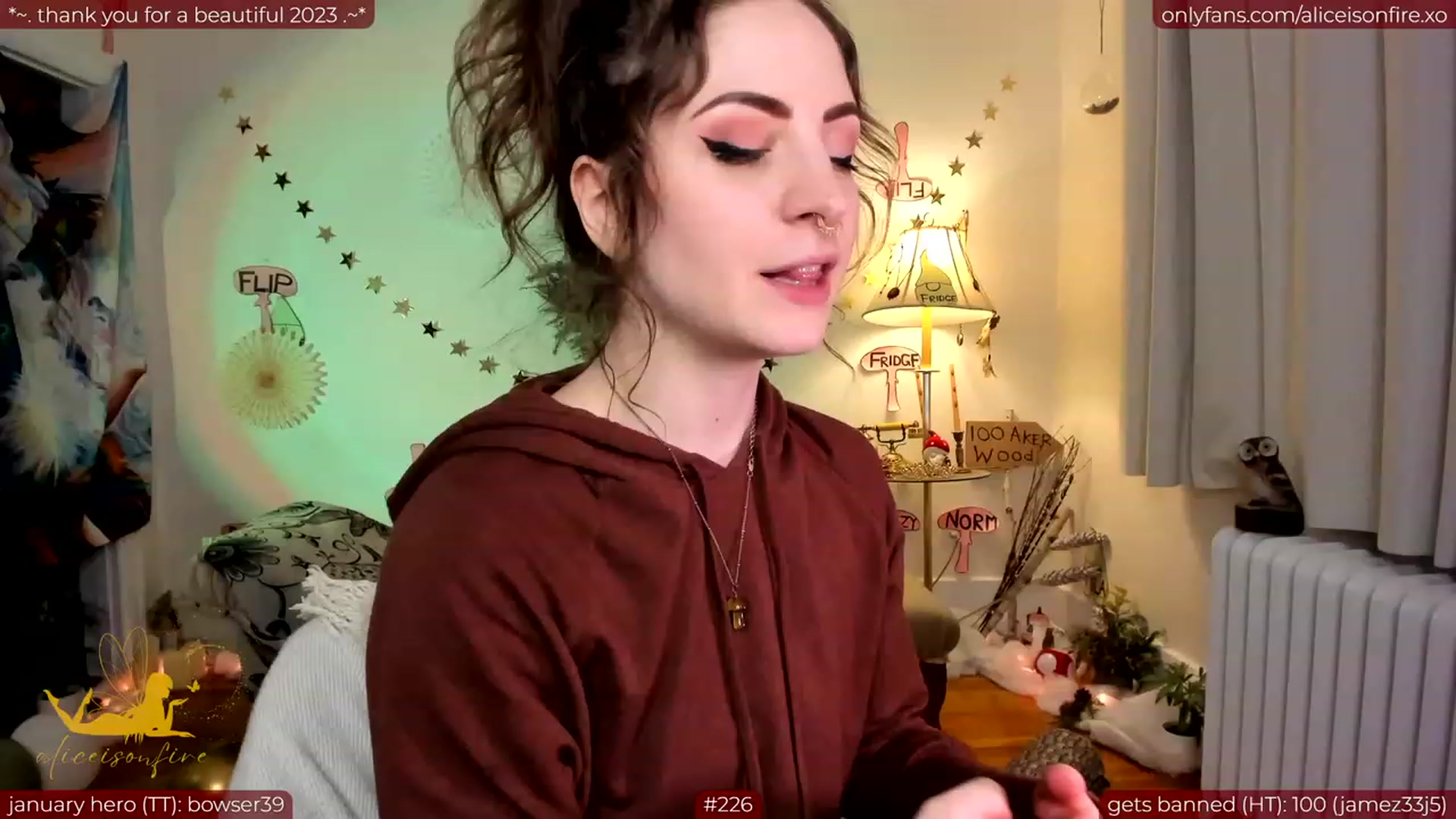 Gallery image thumbnail from aliceisonfire's myfreecams stream on, 01/10/2024, 06:59 image 5 of 20