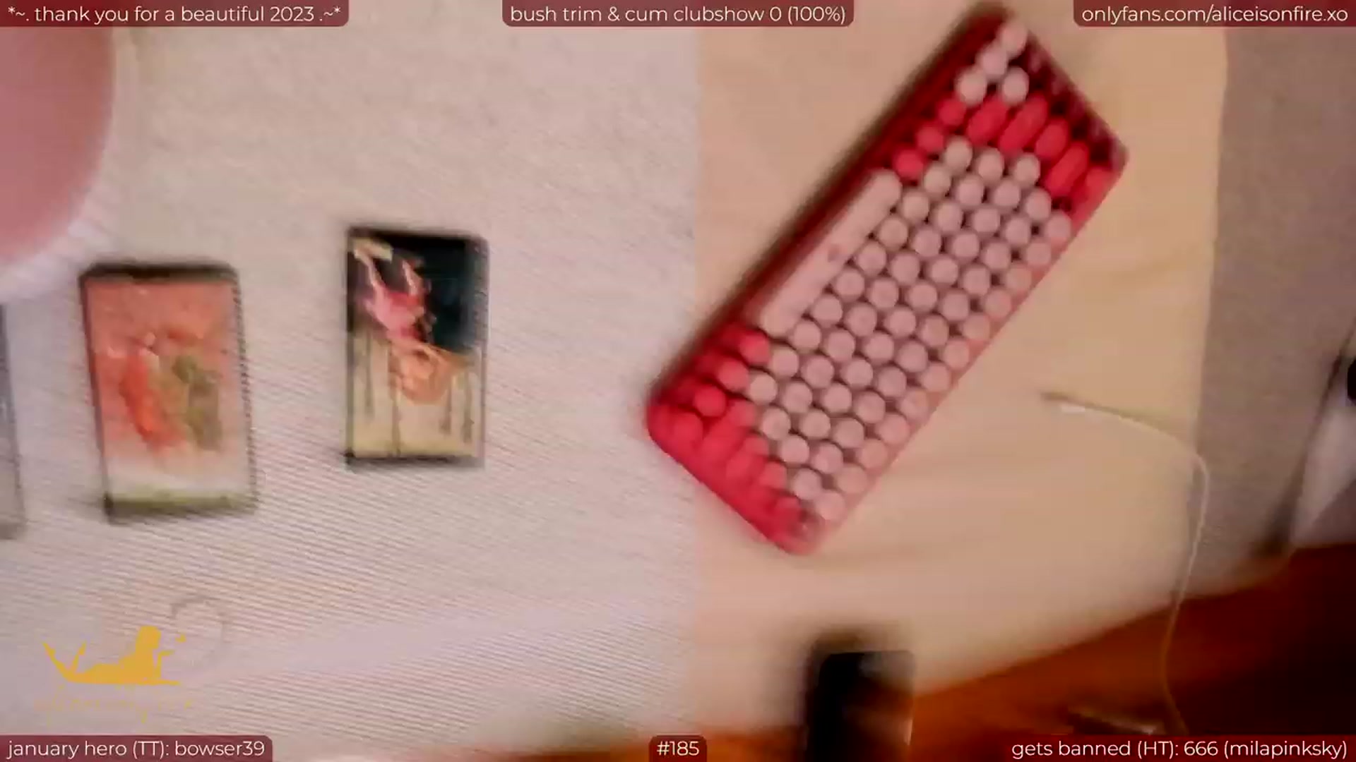 Gallery image thumbnail from aliceisonfire's myfreecams stream on, 01/12/2024, 05:11 image 14 of 20