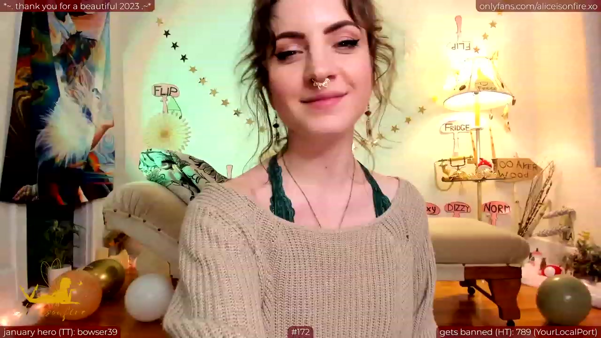 Gallery image thumbnail from aliceisonfire's myfreecams stream on, 01/12/2024, 09:40 image 20 of 20