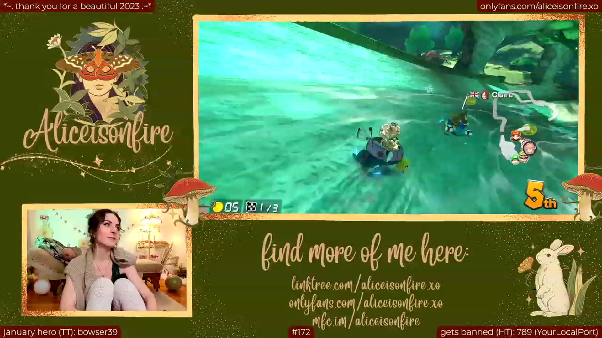 Gallery image thumbnail from aliceisonfire's myfreecams stream on, 01/12/2024, 09:40 image 17 of 20