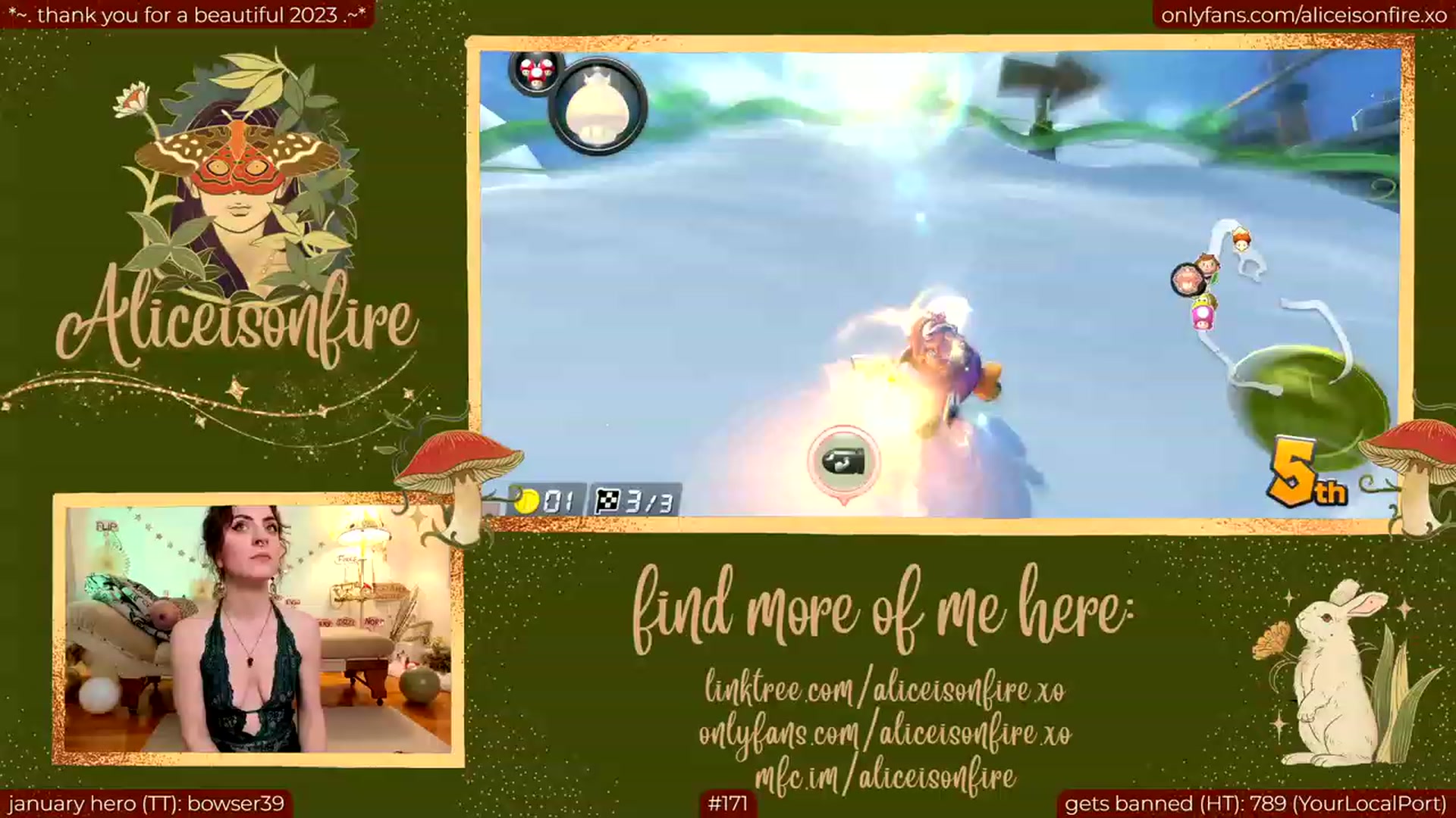 Gallery image thumbnail from aliceisonfire's myfreecams stream on, 01/12/2024, 09:40 image 1 of 20