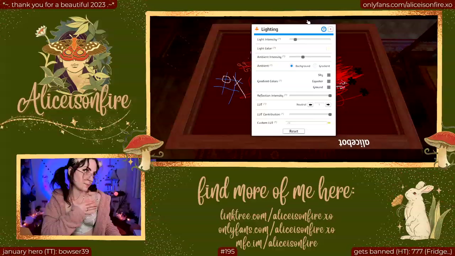 Gallery image thumbnail from aliceisonfire's myfreecams stream on, 01/13/2024, 10:23 image 17 of 20