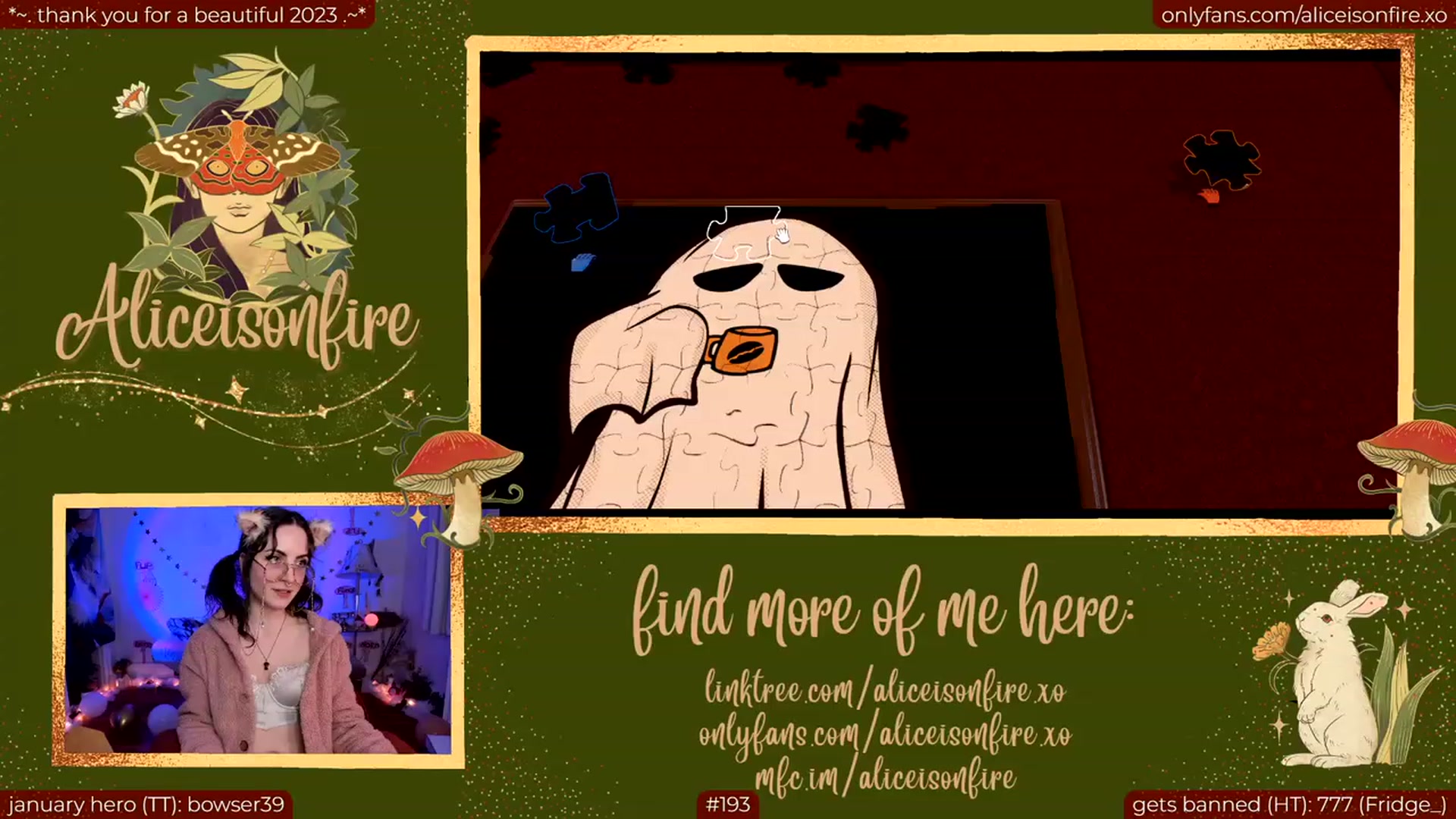 Gallery image thumbnail from aliceisonfire's myfreecams stream on, 01/13/2024, 10:23 image 7 of 20