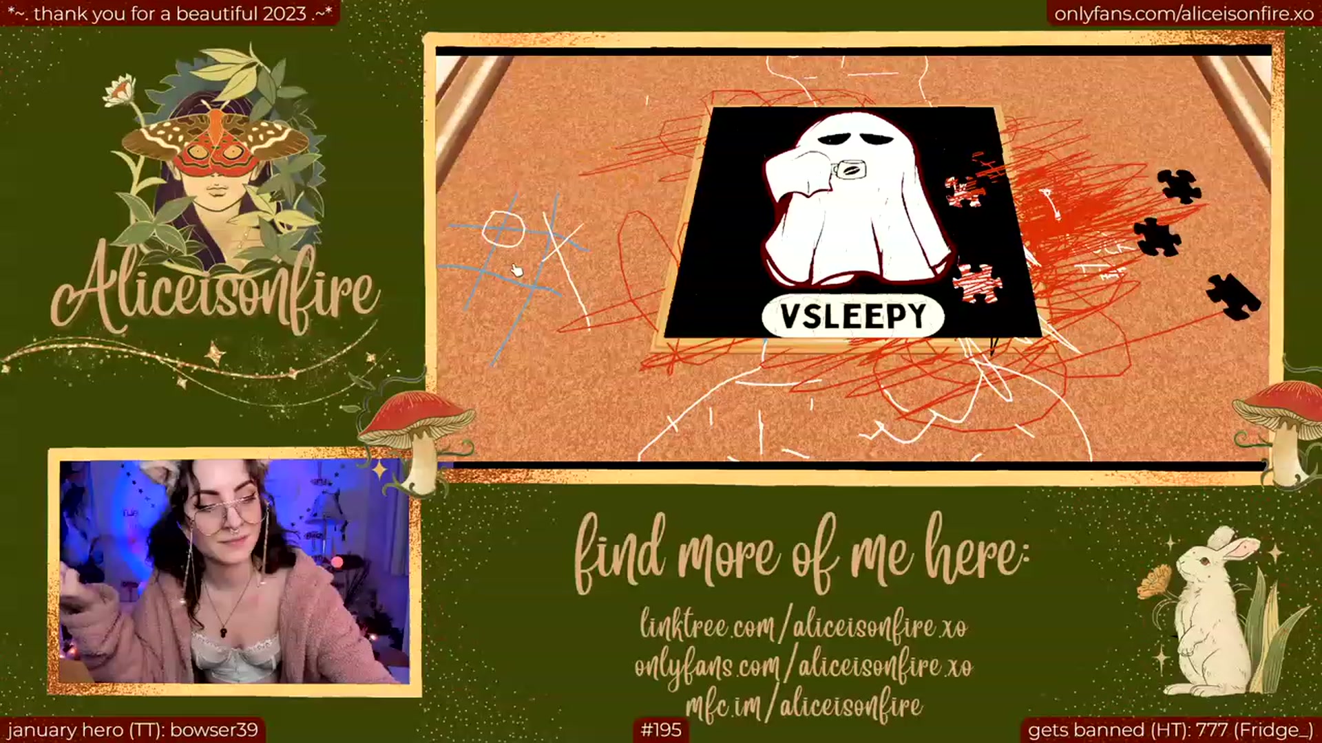 Gallery image thumbnail from aliceisonfire's myfreecams stream on, 01/13/2024, 10:23 image 18 of 20