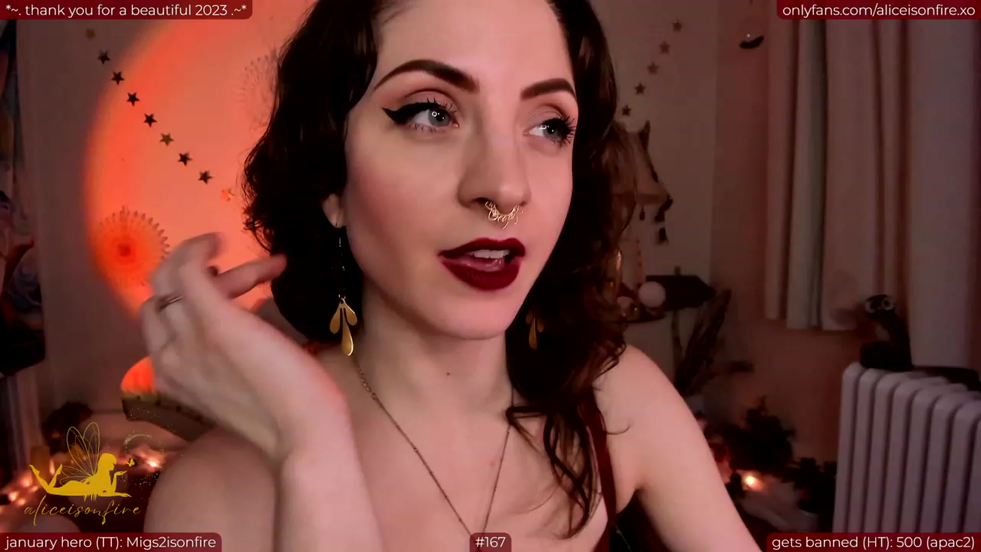 Gallery image thumbnail from aliceisonfire's myfreecams stream on, 01/17/2024, 10:06 image 6 of 20