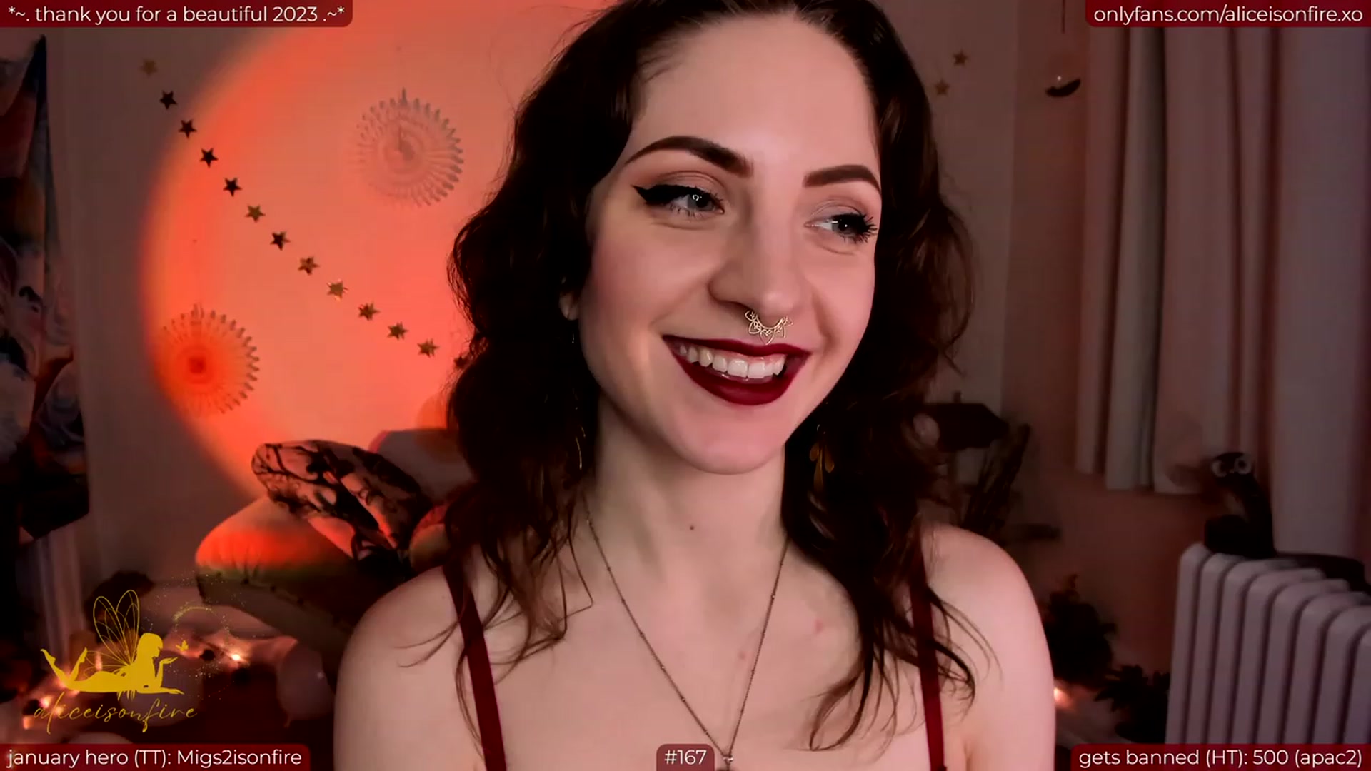 Gallery image thumbnail from aliceisonfire's myfreecams stream on, 01/17/2024, 10:06 image 5 of 20