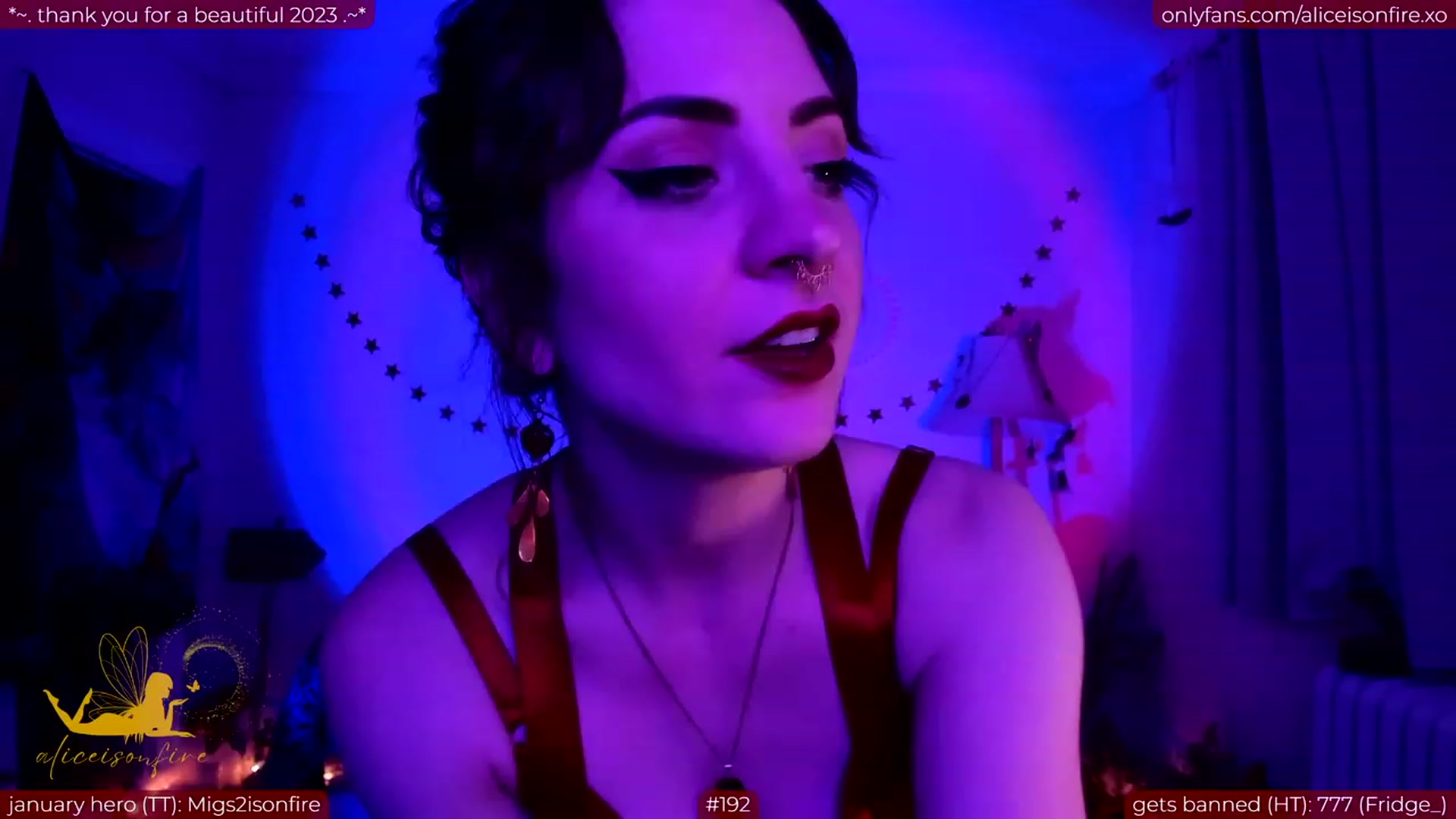 Gallery image thumbnail from aliceisonfire's myfreecams stream on, 01/20/2024, 11:27 image 6 of 20