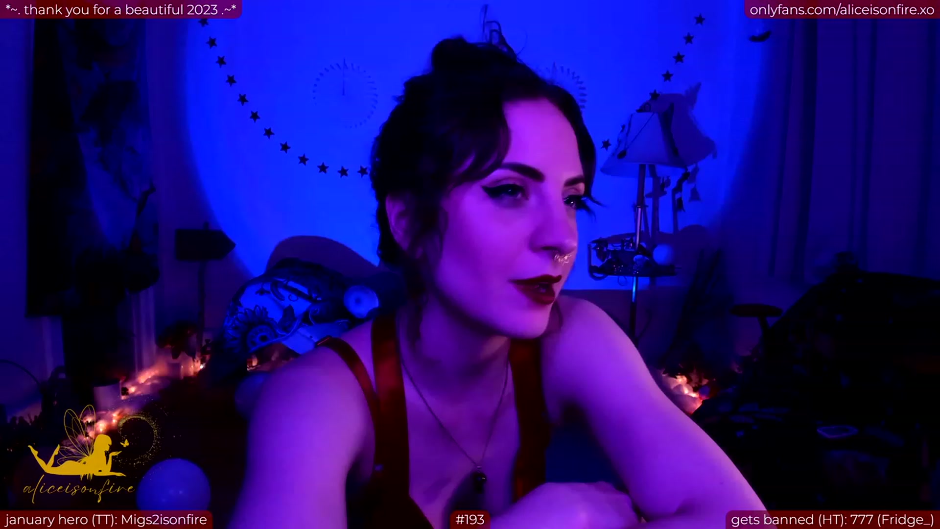 Gallery image thumbnail from aliceisonfire's myfreecams stream on, 01/20/2024, 11:27 image 4 of 20