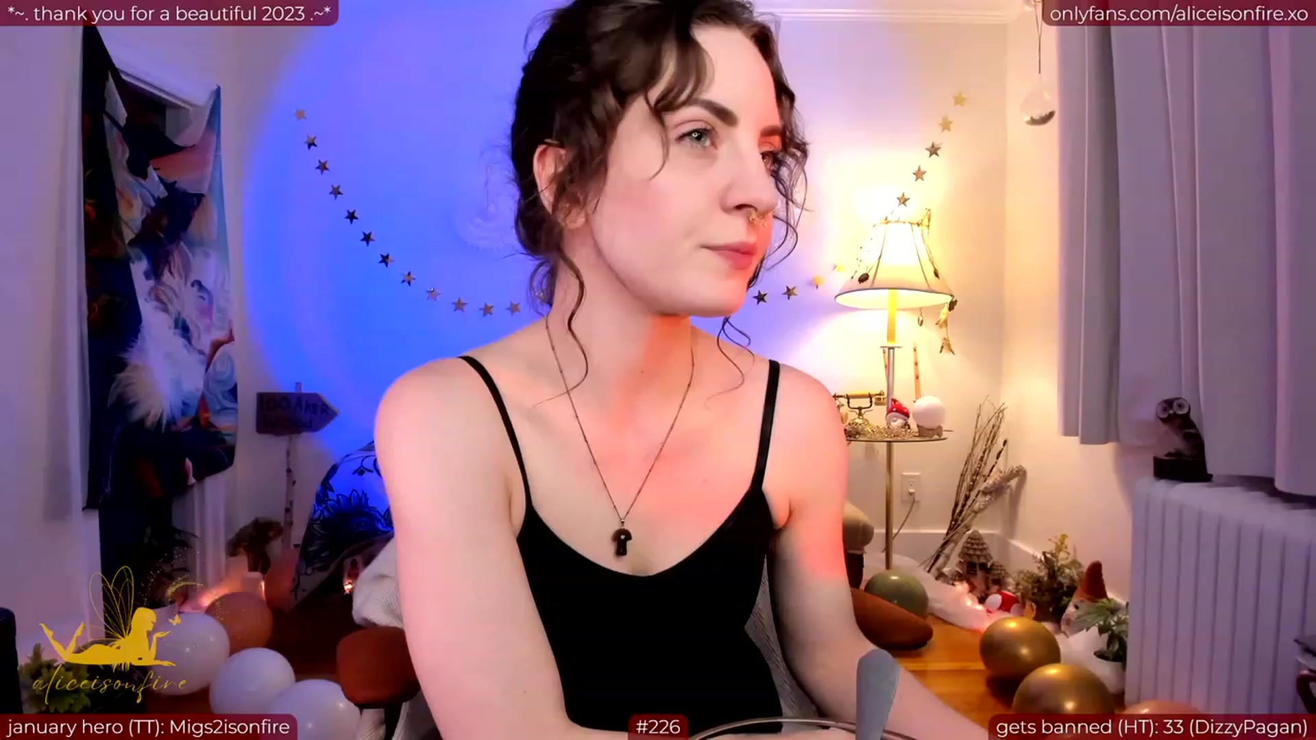 Gallery image thumbnail from aliceisonfire's myfreecams stream on, 01/24/2024, 06:43 image 1 of 20