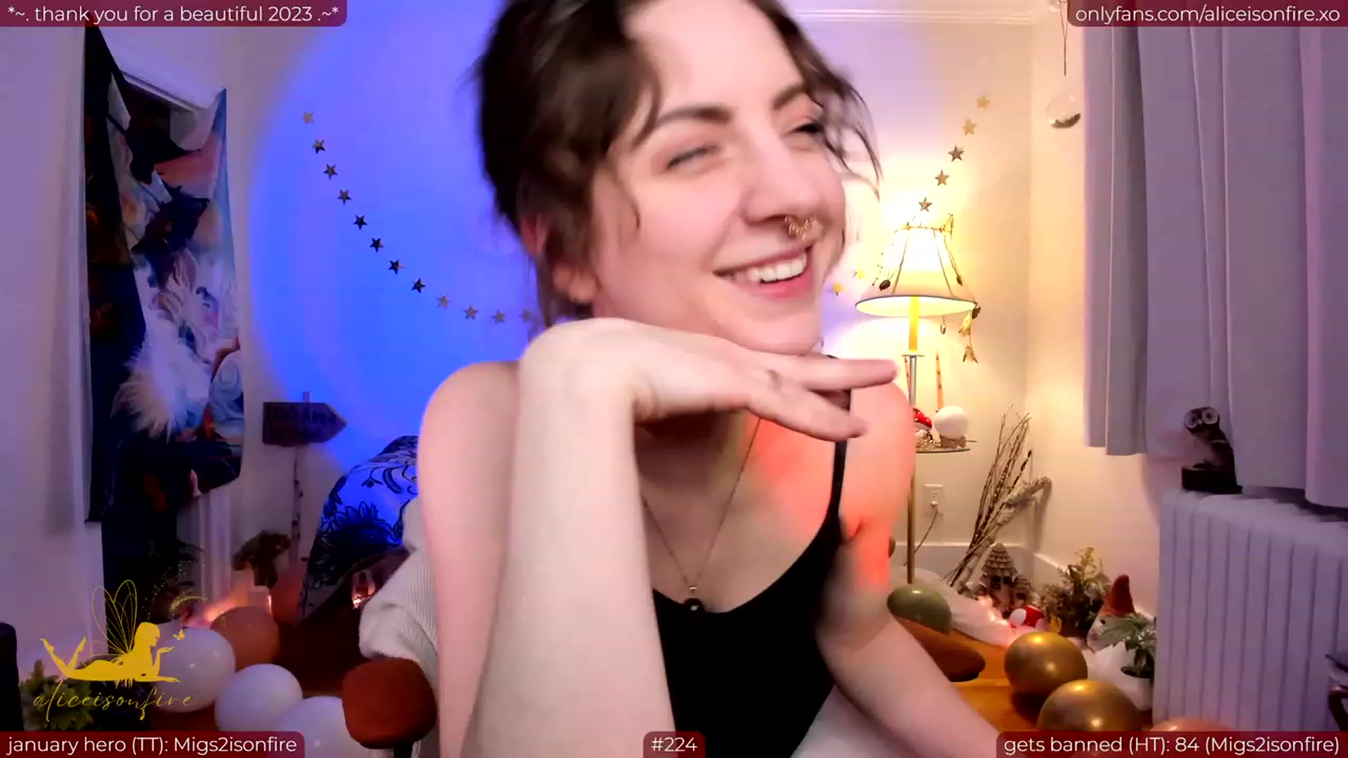 Gallery image thumbnail from aliceisonfire's myfreecams stream on, 01/24/2024, 06:43 image 4 of 20