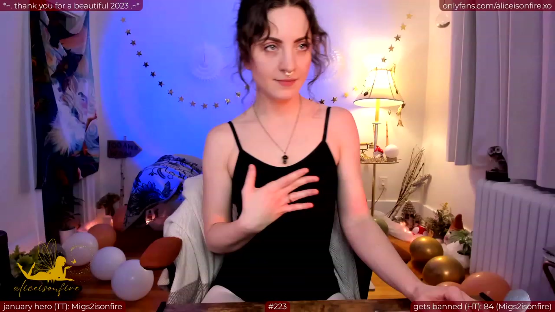 Gallery image thumbnail from aliceisonfire's myfreecams stream on, 01/24/2024, 06:43 image 5 of 20