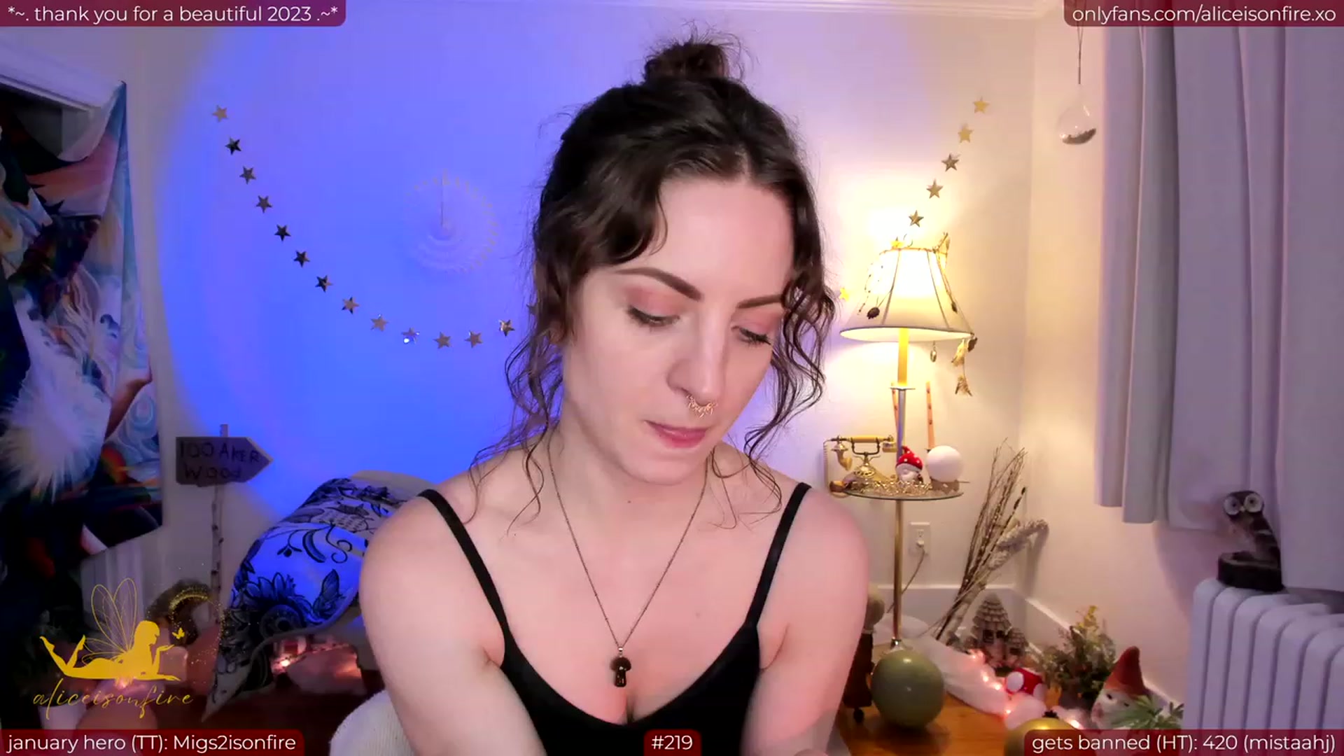Gallery image thumbnail from aliceisonfire's myfreecams stream on, 01/24/2024, 10:36 image 2 of 20