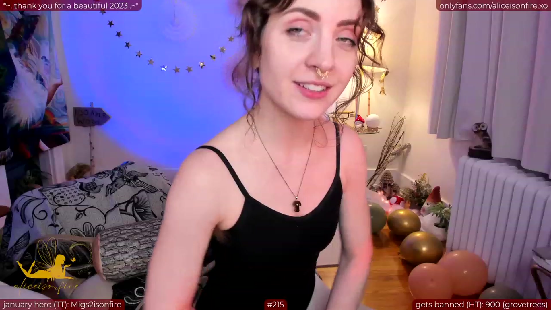 Gallery image thumbnail from aliceisonfire's myfreecams stream on, 01/24/2024, 10:36 image 13 of 20