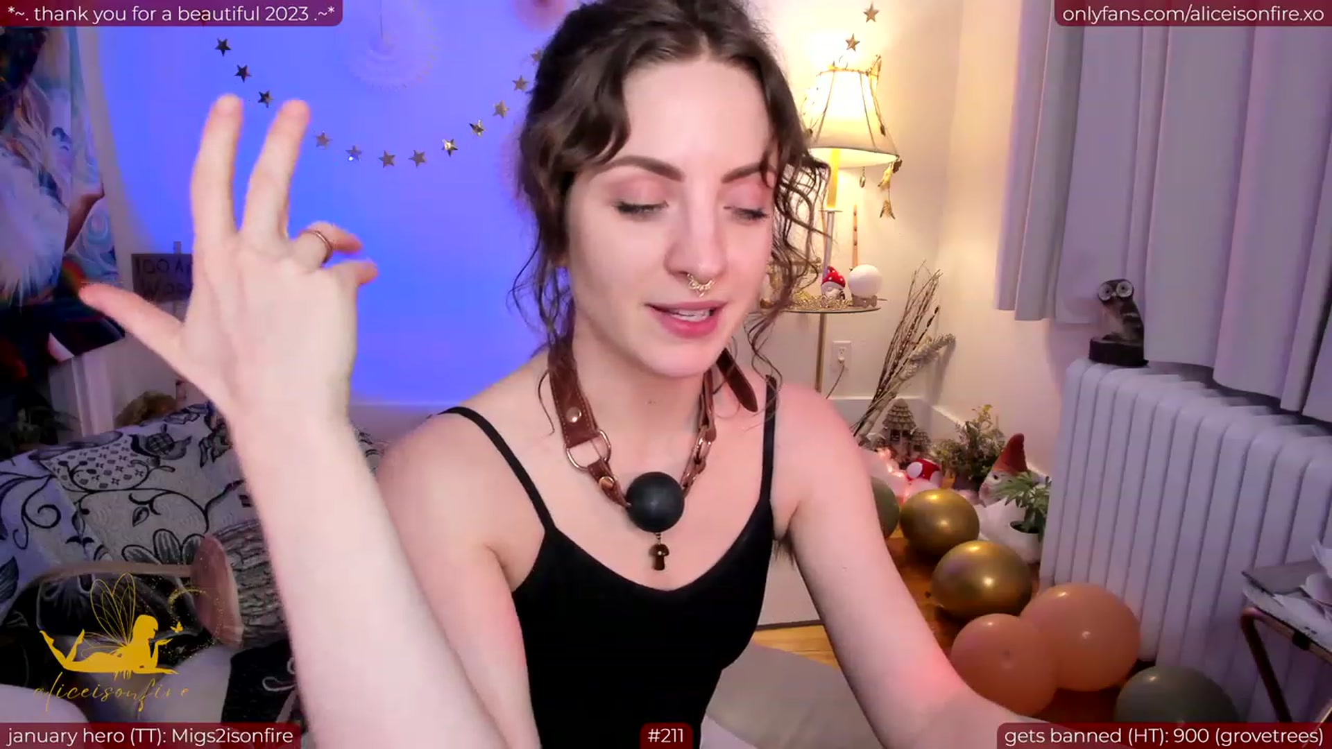 Gallery image thumbnail from aliceisonfire's myfreecams stream on, 01/24/2024, 10:36 image 19 of 20