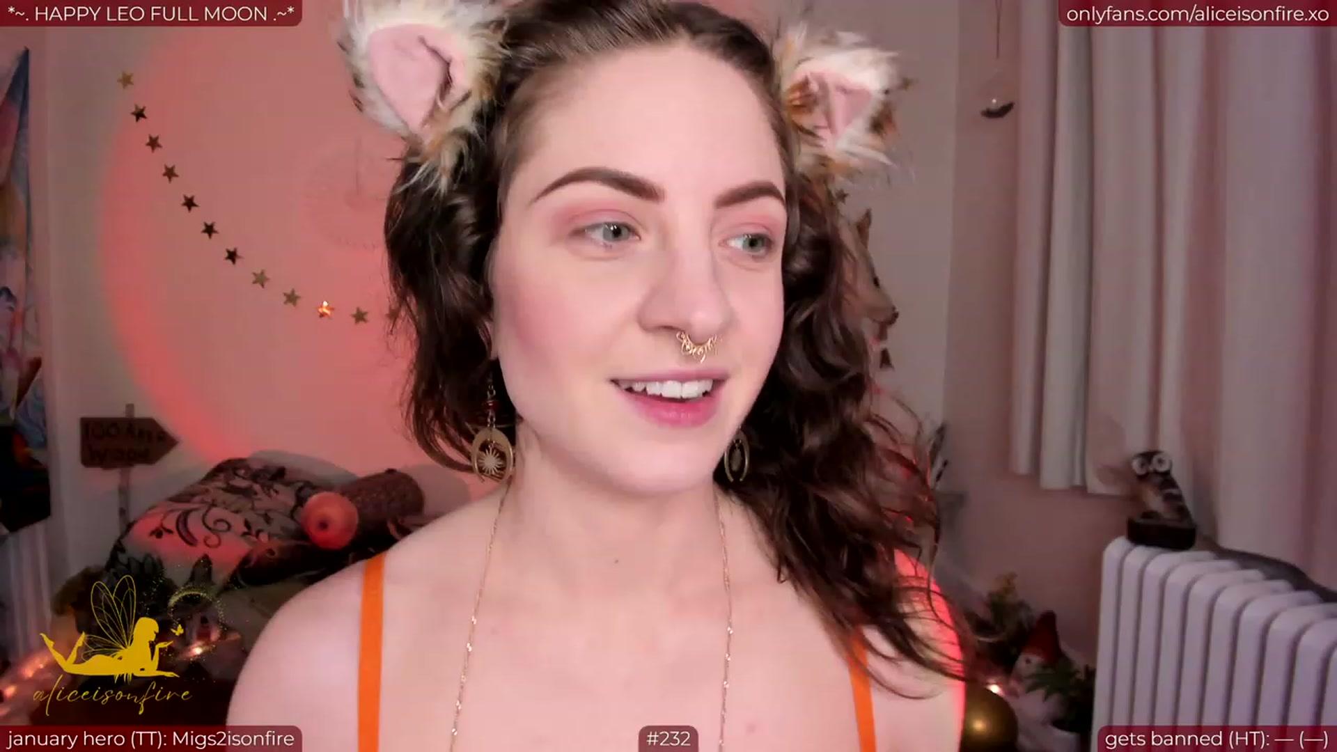 Gallery image thumbnail from aliceisonfire's myfreecams stream on, 01/26/2024, 04:47 image 9 of 20