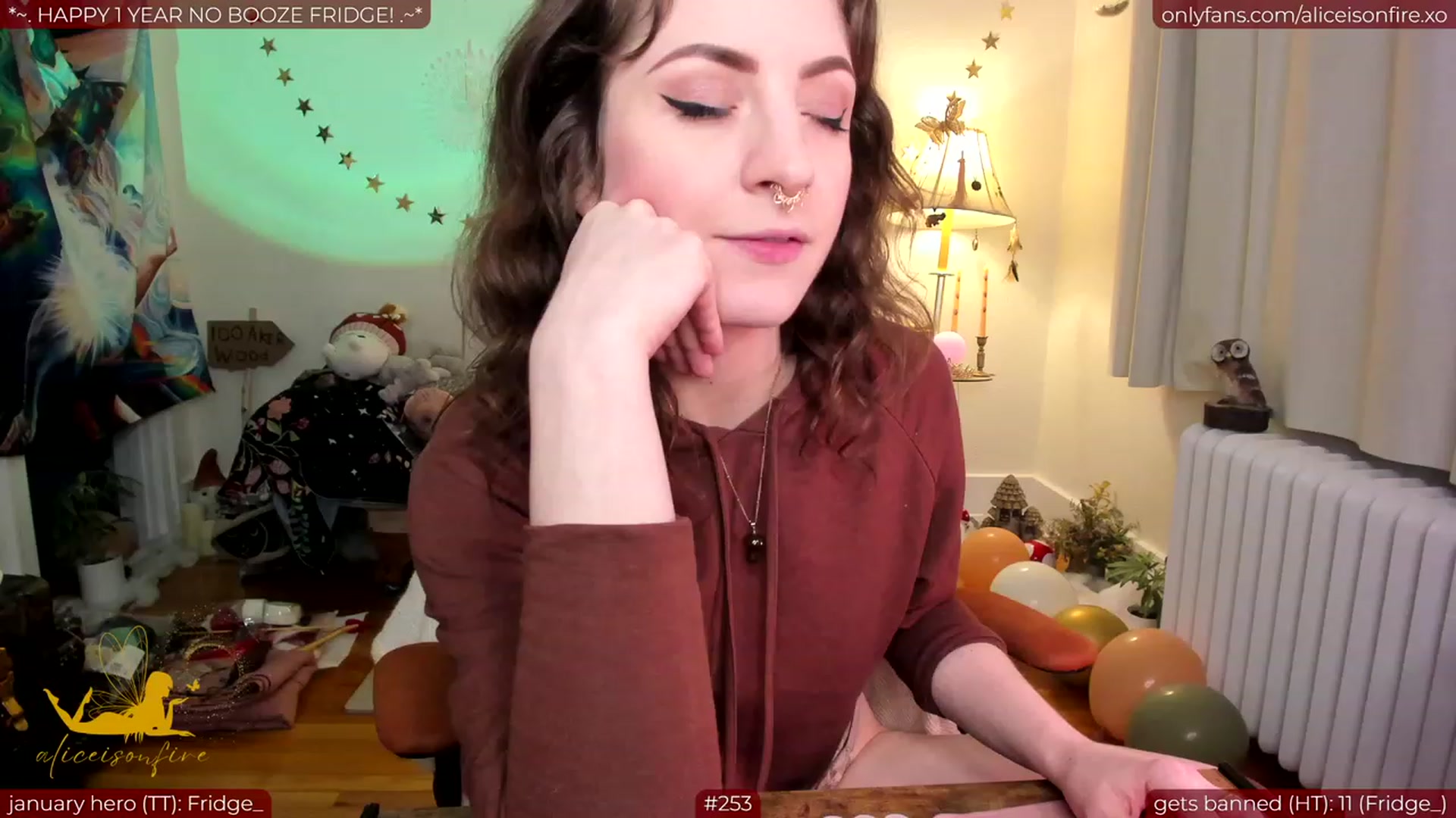Gallery image thumbnail from aliceisonfire's myfreecams stream on, 01/30/2024, 06:22 image 3 of 20