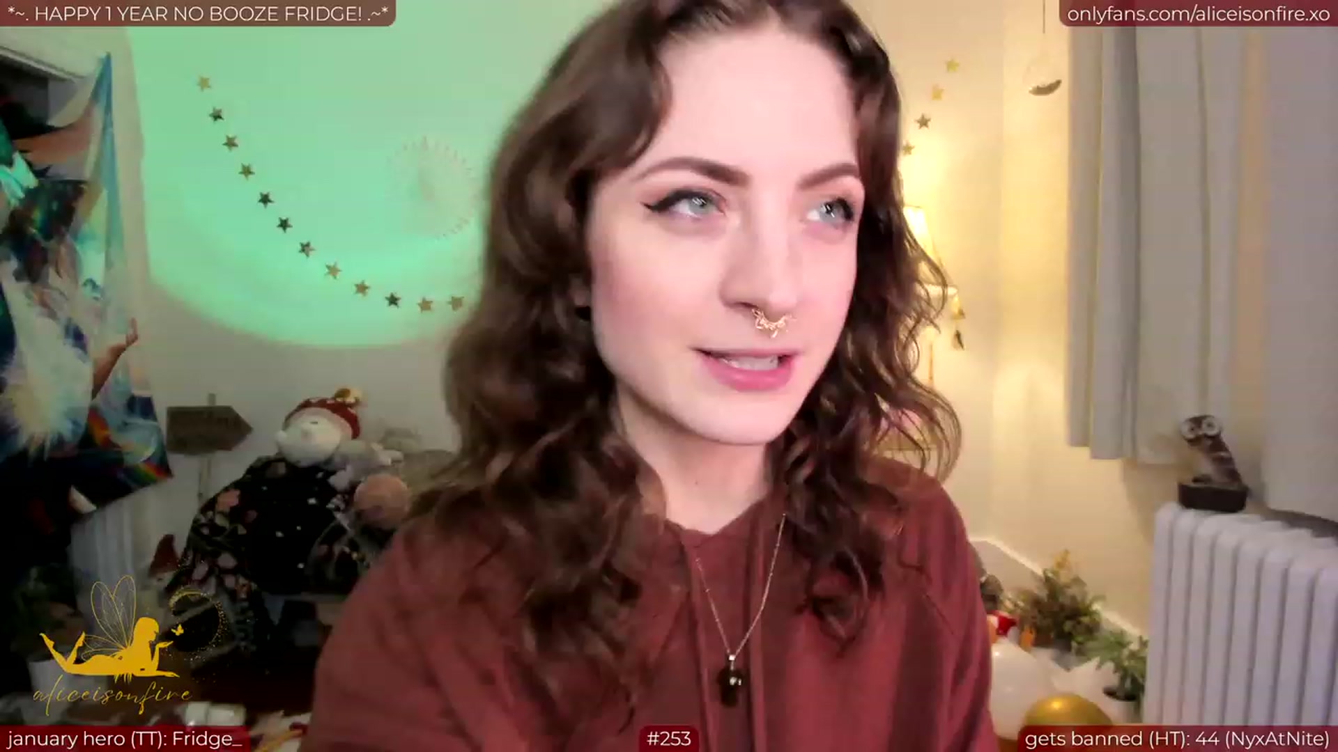 Gallery image thumbnail from aliceisonfire's myfreecams stream on, 01/30/2024, 06:22 image 4 of 20