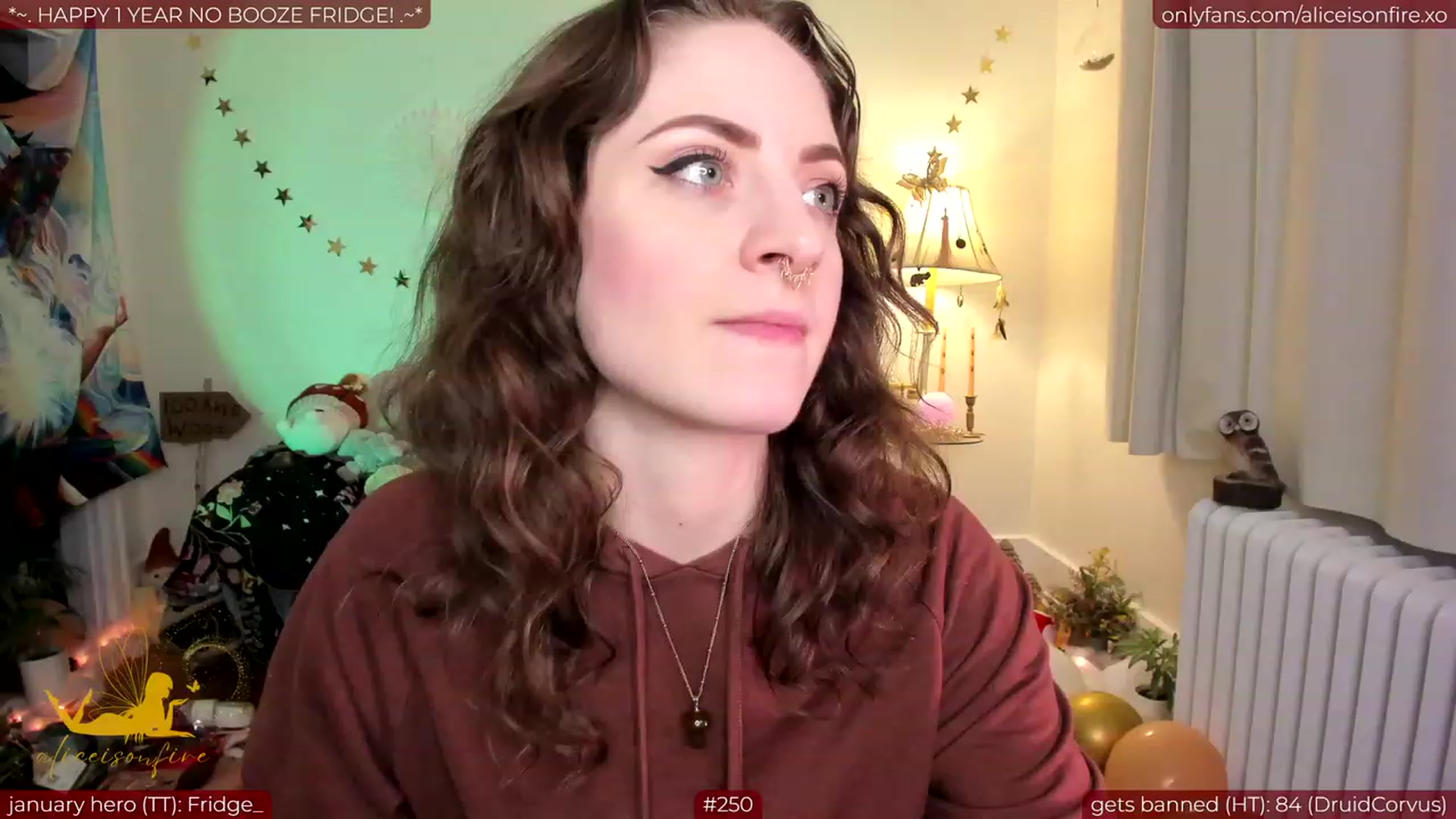 Gallery image thumbnail from aliceisonfire's myfreecams stream on, 01/30/2024, 06:22 image 18 of 20