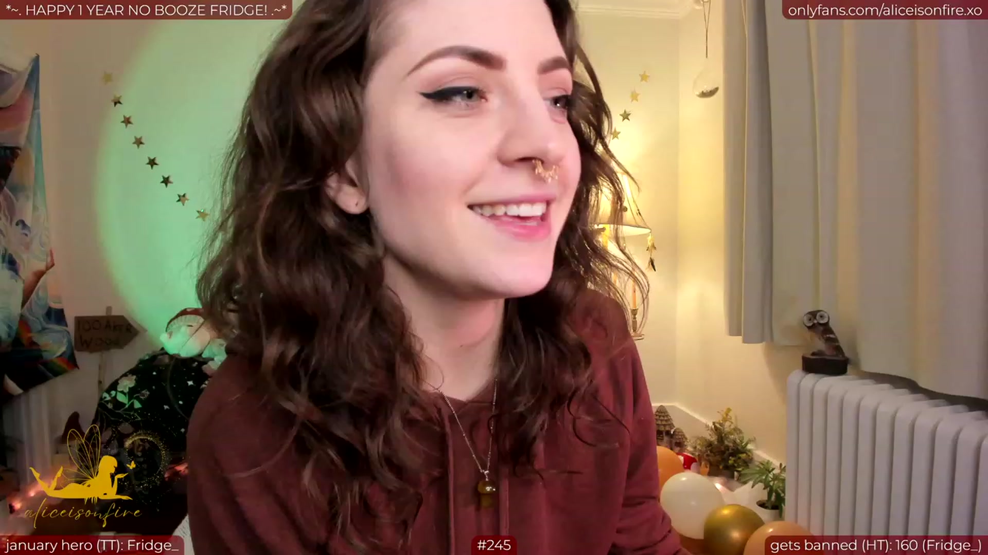 Gallery image thumbnail from aliceisonfire's myfreecams stream on, 01/30/2024, 07:00 image 19 of 20