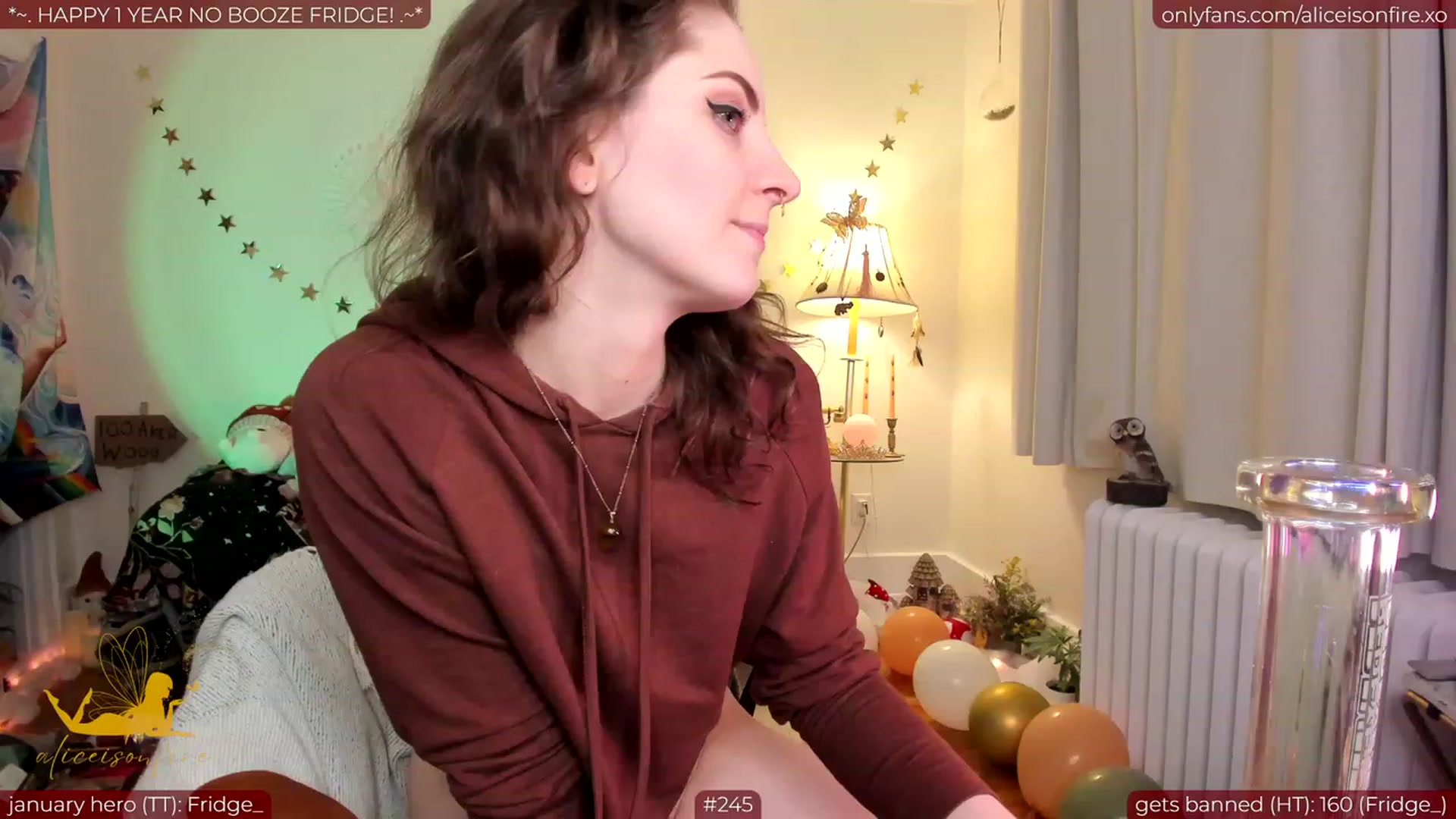 Gallery image thumbnail from aliceisonfire's myfreecams stream on, 01/30/2024, 07:00 image 17 of 20