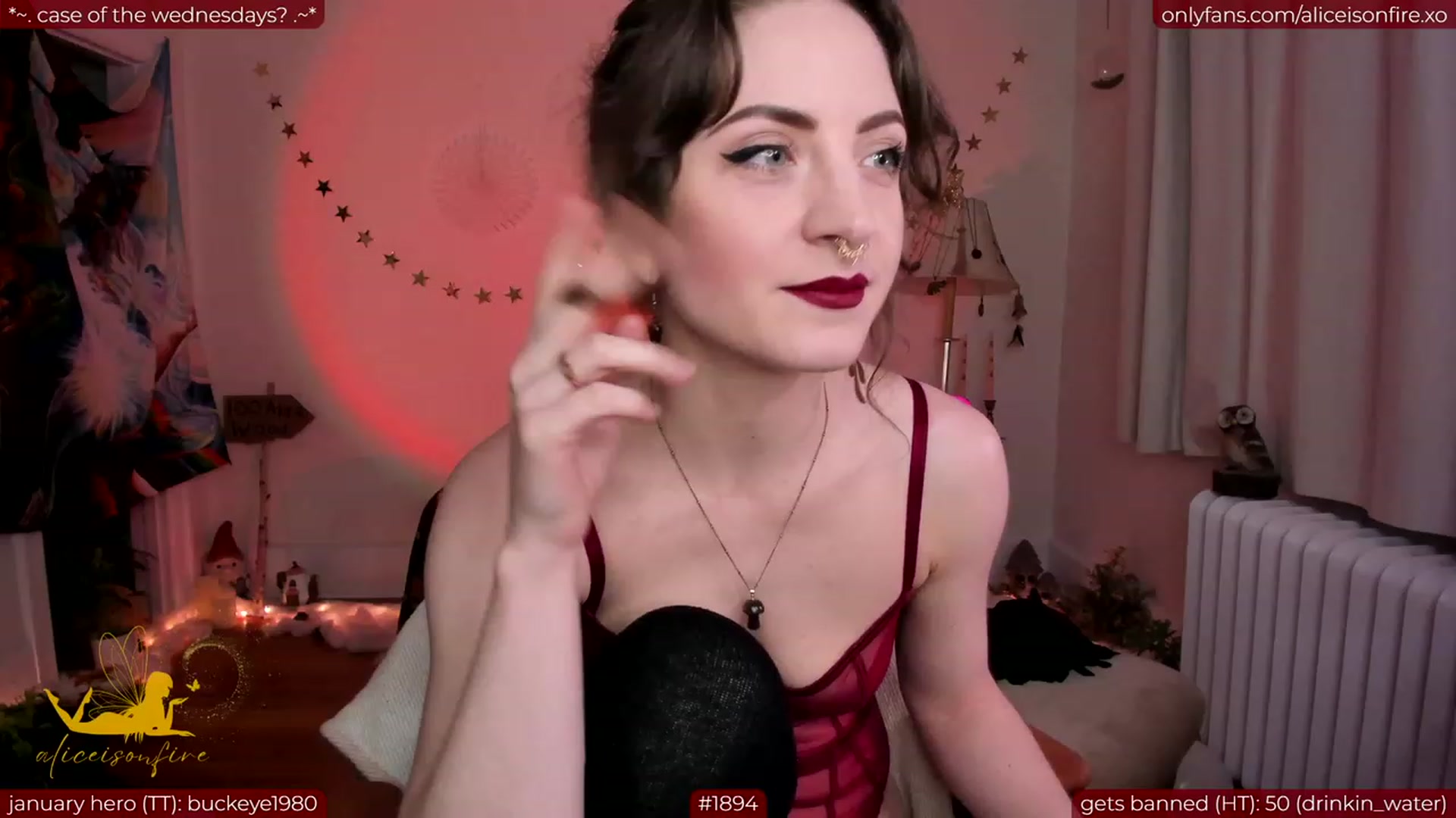 Gallery image thumbnail from aliceisonfire's myfreecams stream on, 02/02/2024, 07:02 image 17 of 20