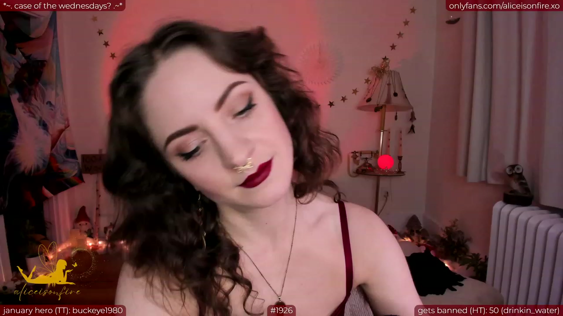 Gallery image thumbnail from aliceisonfire's myfreecams stream on, 02/02/2024, 07:02 image 13 of 20