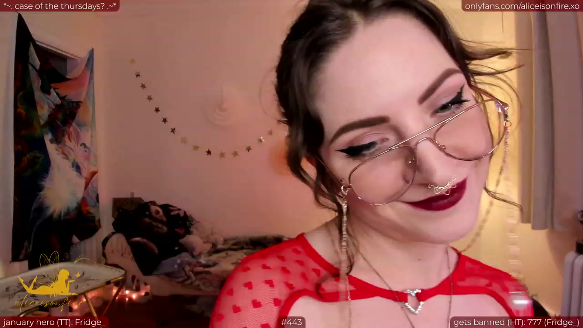 Gallery image thumbnail from aliceisonfire's myfreecams stream on, 02/03/2024, 10:14 image 16 of 20
