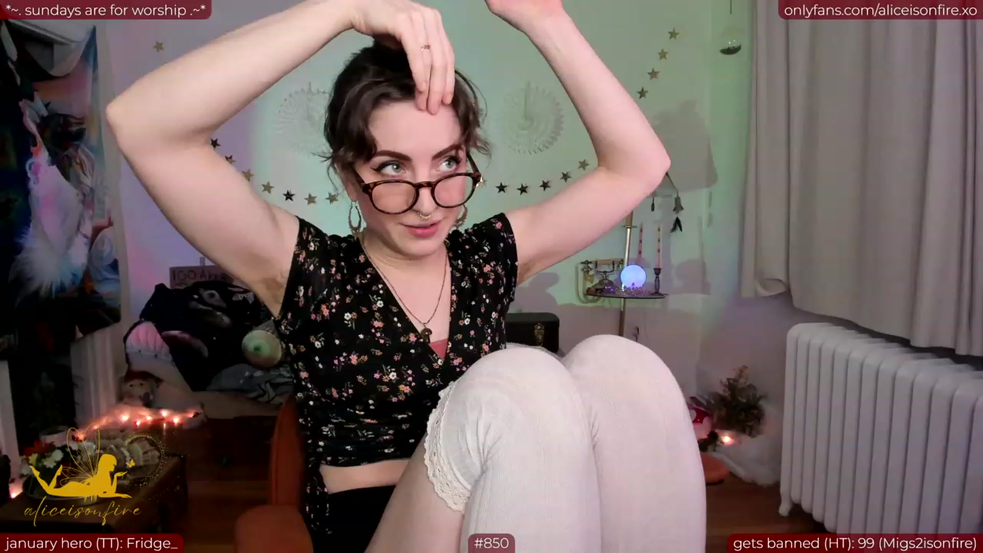 Gallery image thumbnail from aliceisonfire's myfreecams stream on, 02/05/2024, 06:09 image 17 of 20