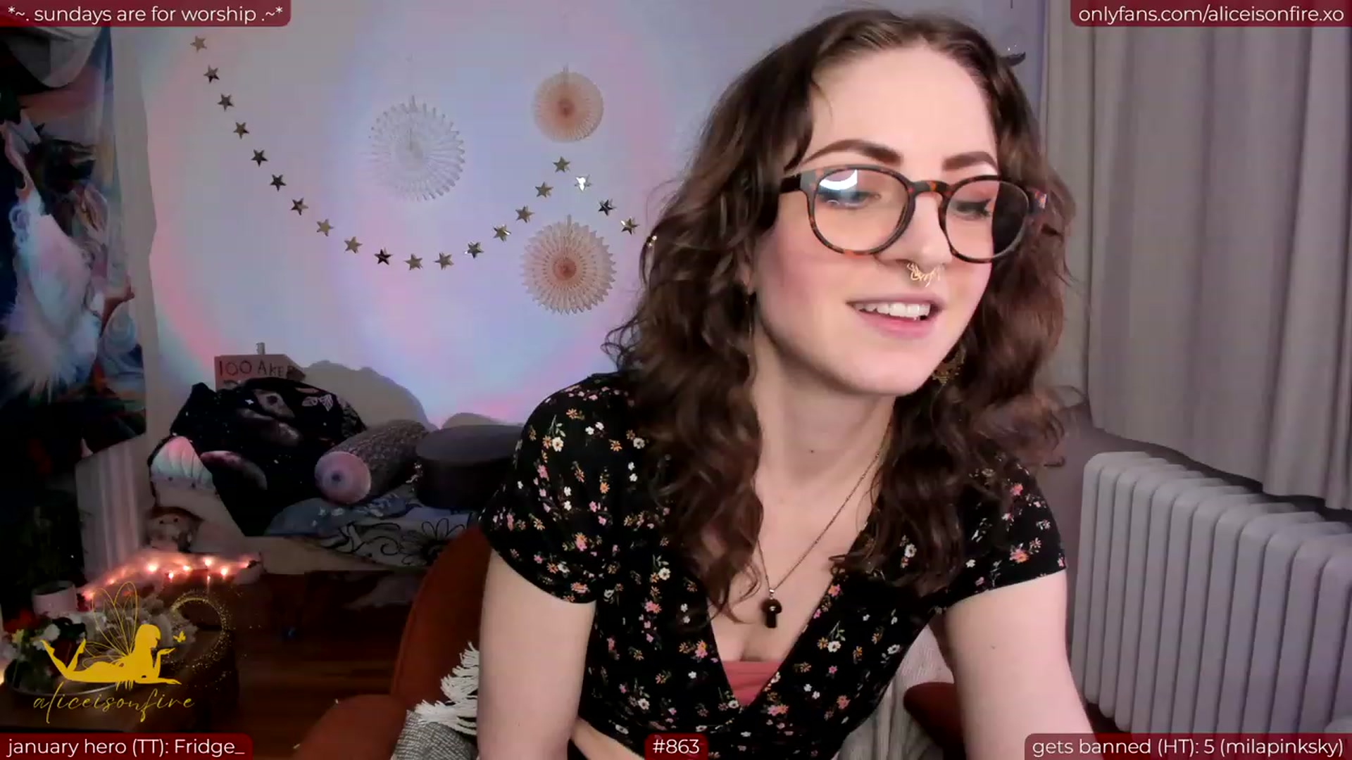 Gallery image thumbnail from aliceisonfire's myfreecams stream on, 02/05/2024, 06:09 image 2 of 20
