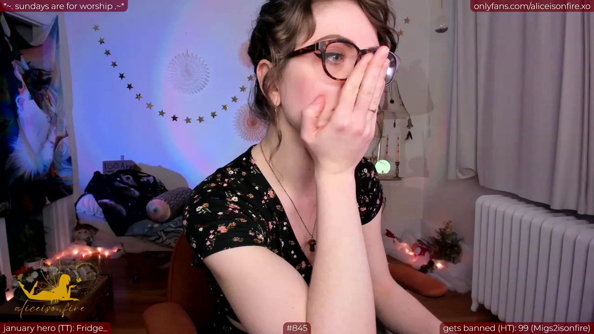 Gallery image thumbnail from aliceisonfire's myfreecams stream on, 02/05/2024, 06:09 image 19 of 20