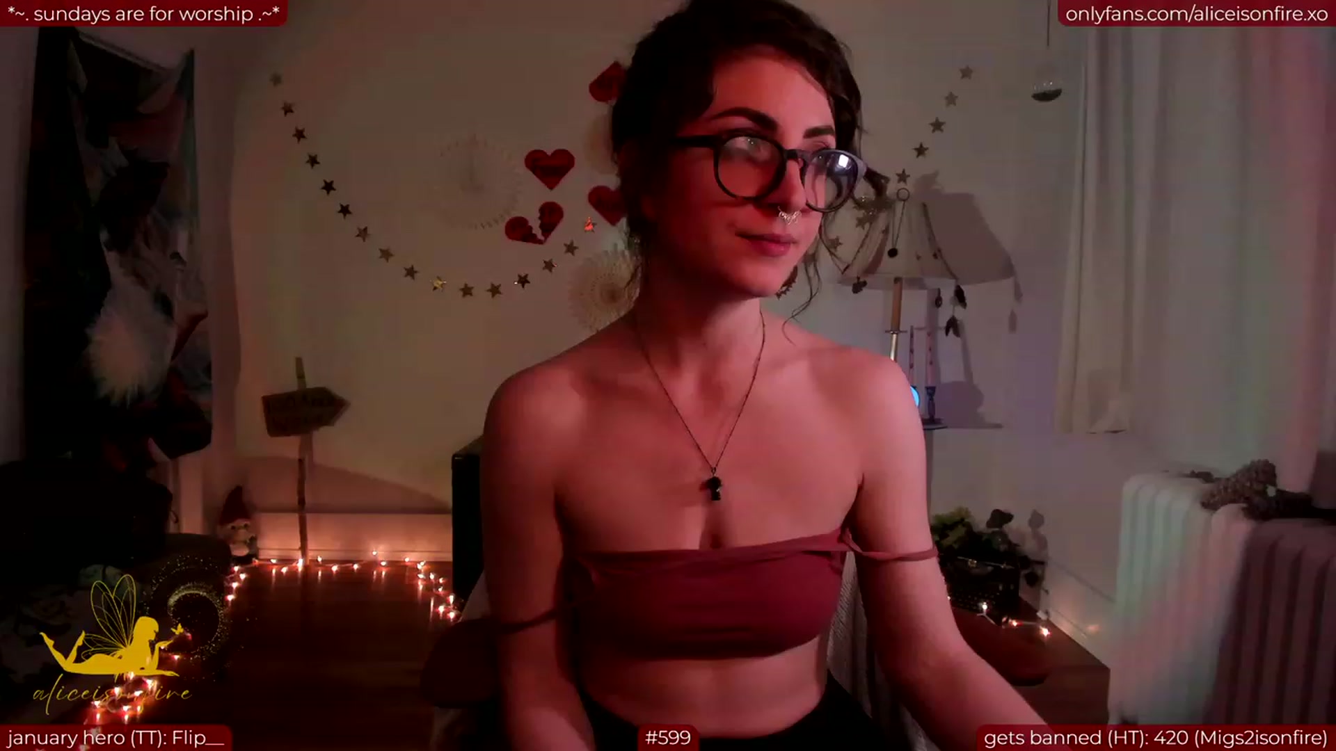 Gallery image thumbnail from aliceisonfire's myfreecams stream on, 02/05/2024, 10:22 image 20 of 20
