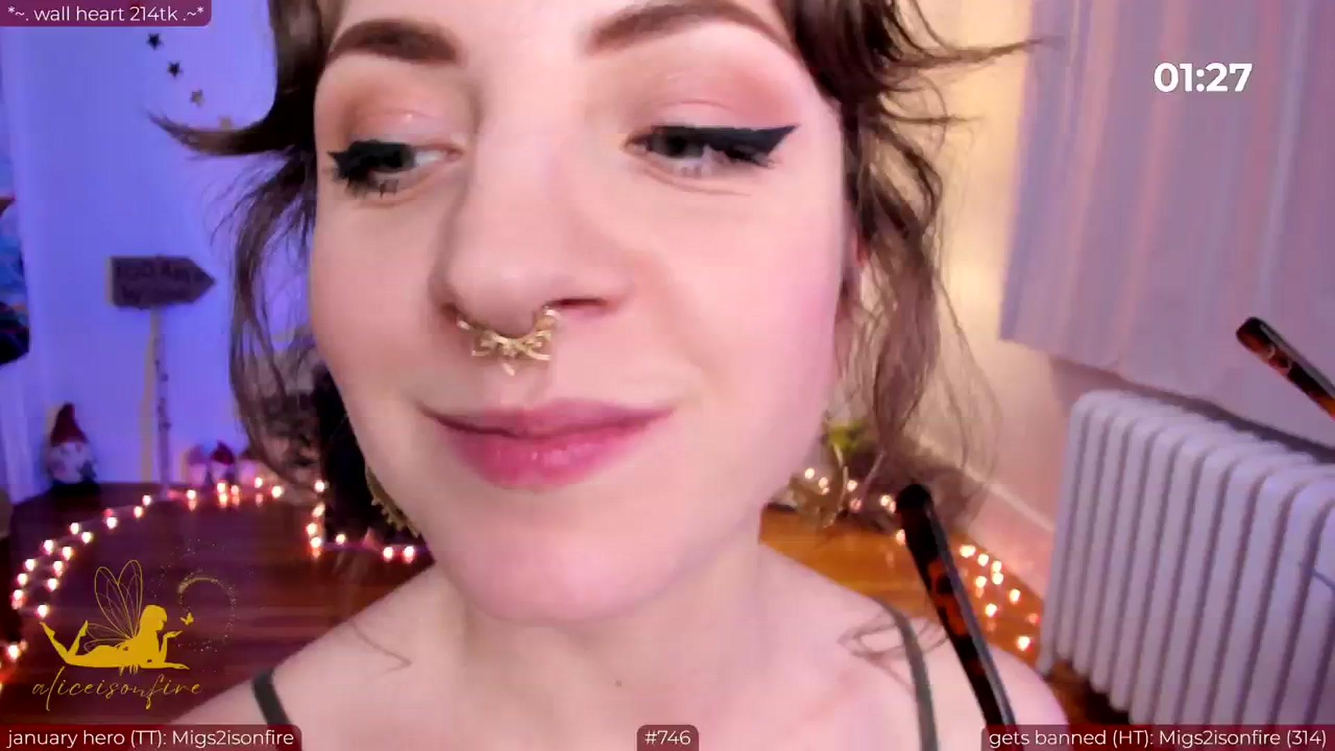 Gallery image thumbnail from aliceisonfire's myfreecams stream on, 02/08/2024, 06:52 image 5 of 20