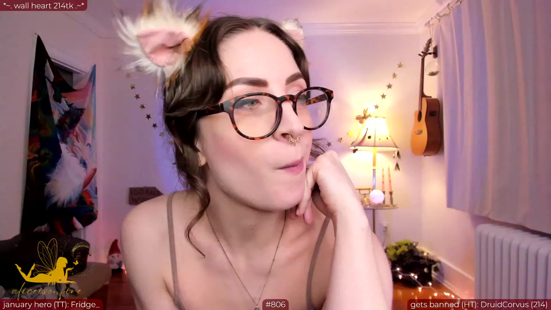 Gallery image thumbnail from aliceisonfire's myfreecams stream on, 02/09/2024, 08:26 image 19 of 20